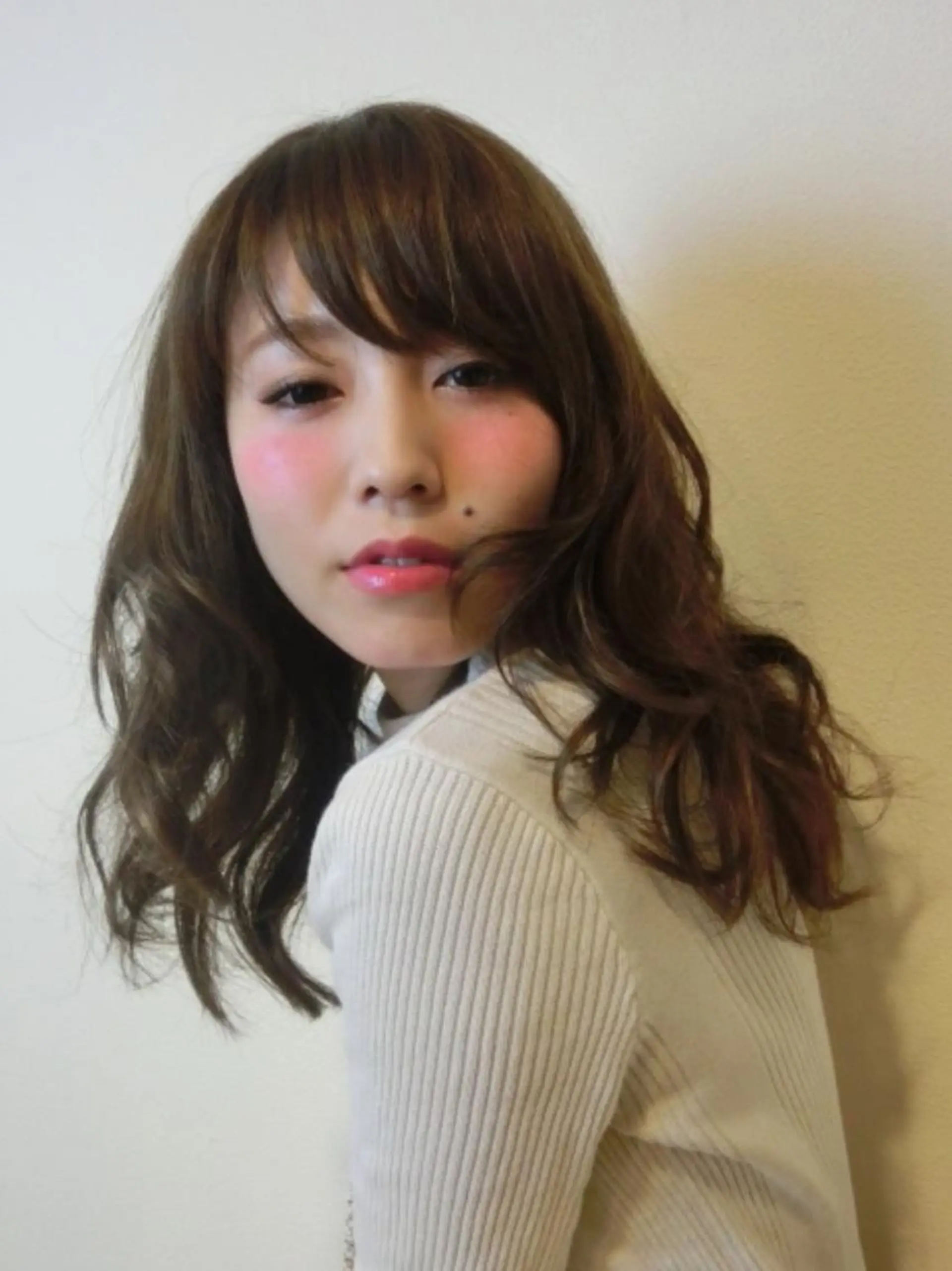 ロング カラー ヘアアレンジ アッシュ ベージュカラー ACROあべの店所属・艶カラー/インナー /グラデ/大西小百合のヘアスタイル