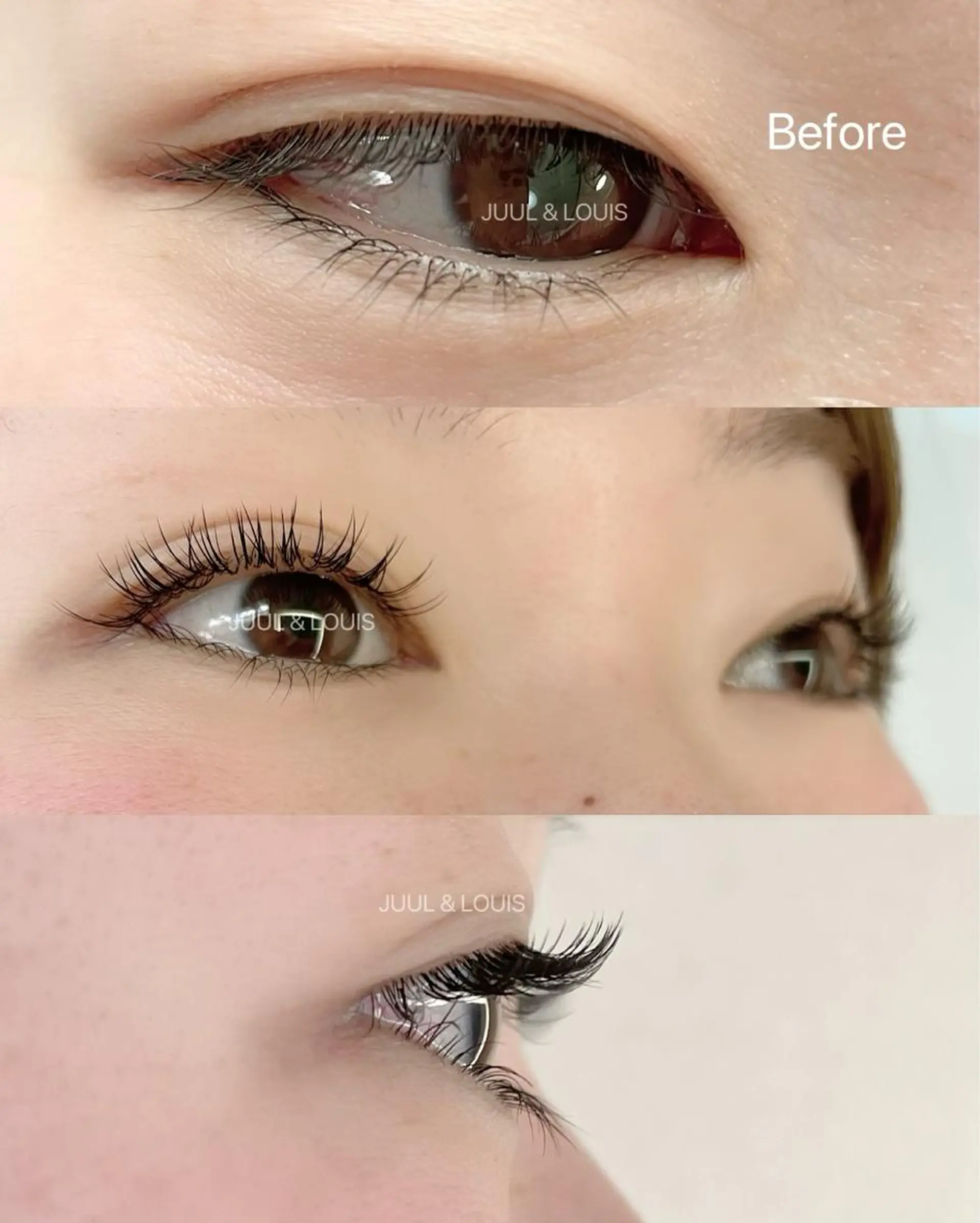 マツエク・マツパ フラットラッシュ パリジェンヌラッシュリフト マツエク まつげのお店 JUUL & LOUIS ｼﾞｭｰﾙｱﾝﾄﾞﾙｲｽ所属・JUUL&LOUIS 福藤 瞳のエステ・リラクイメージ