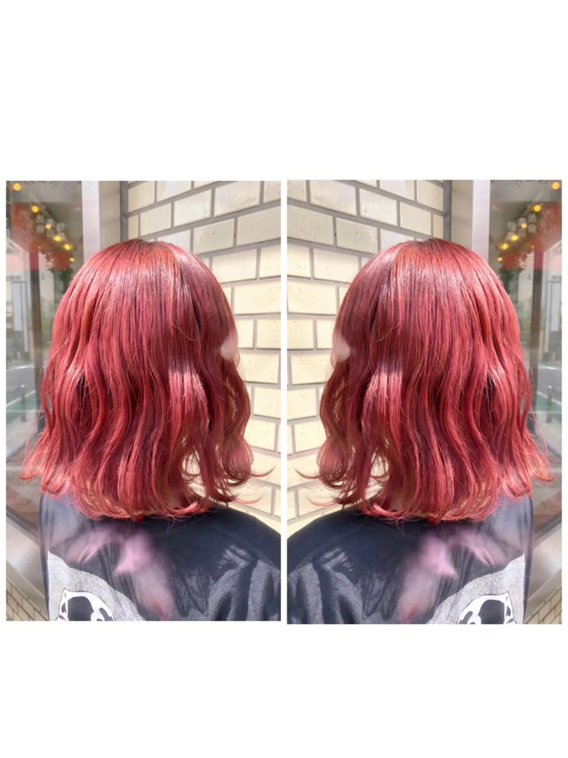 ショート カラー ピンクカラー レッドカラー ブリーチ/髪質改善 🍊店長MASAKiのヘアスタイル