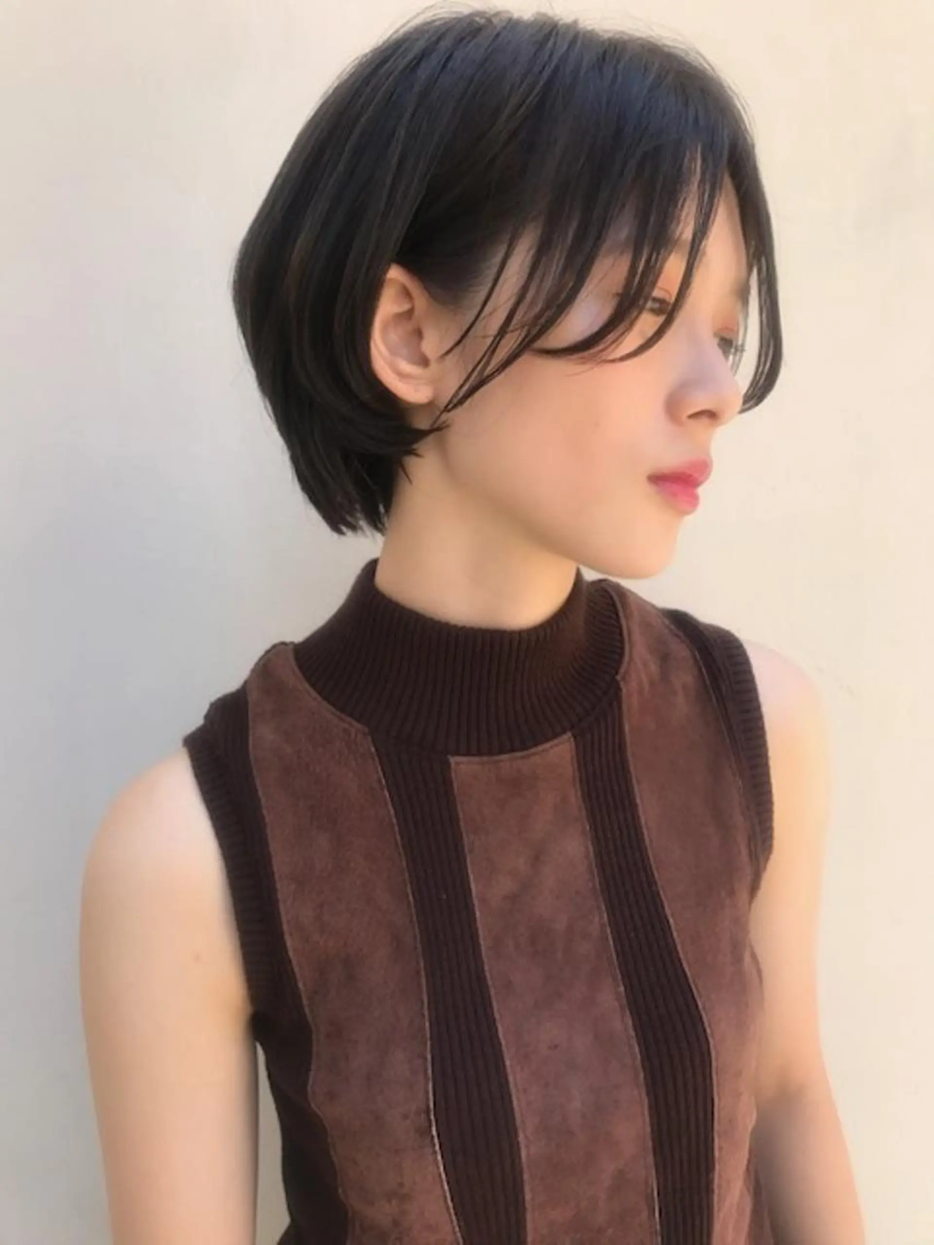 ショート カラー パーマ 羽田 ひろむのヘアスタイル