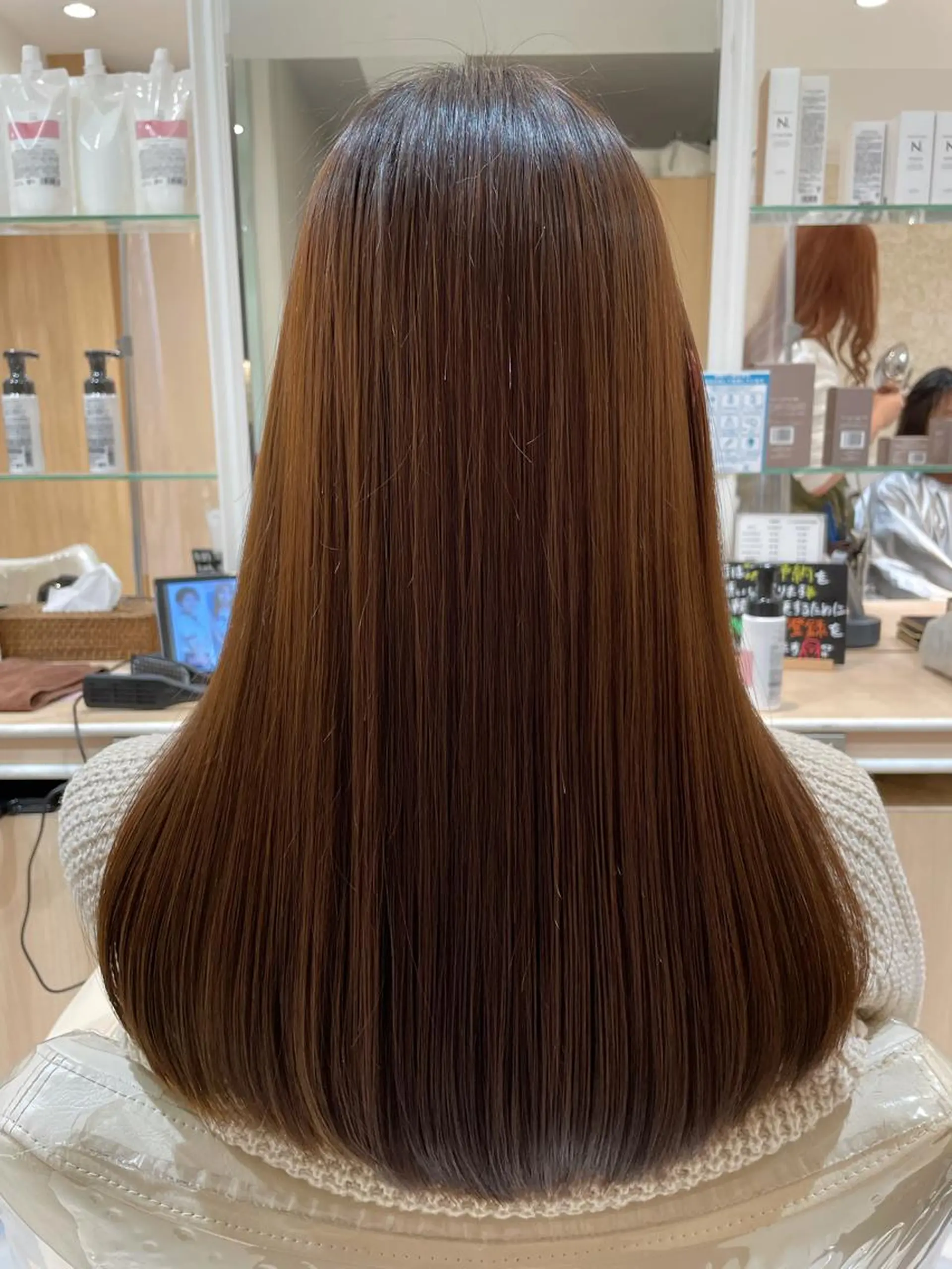 ロング 縮毛矯正、髪質改善／ 松田 龍之介のヘアスタイル