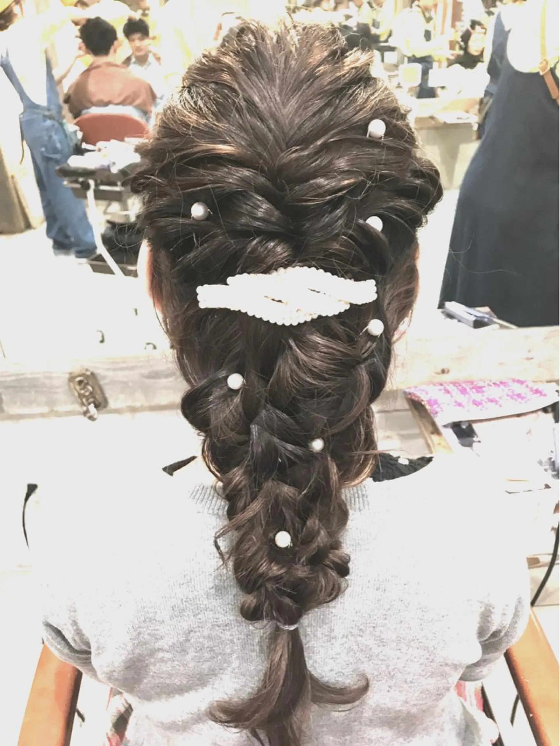 ロング カラー ヘアアレンジ 結婚式・ブライダル 増子 幹樹のヘアスタイル