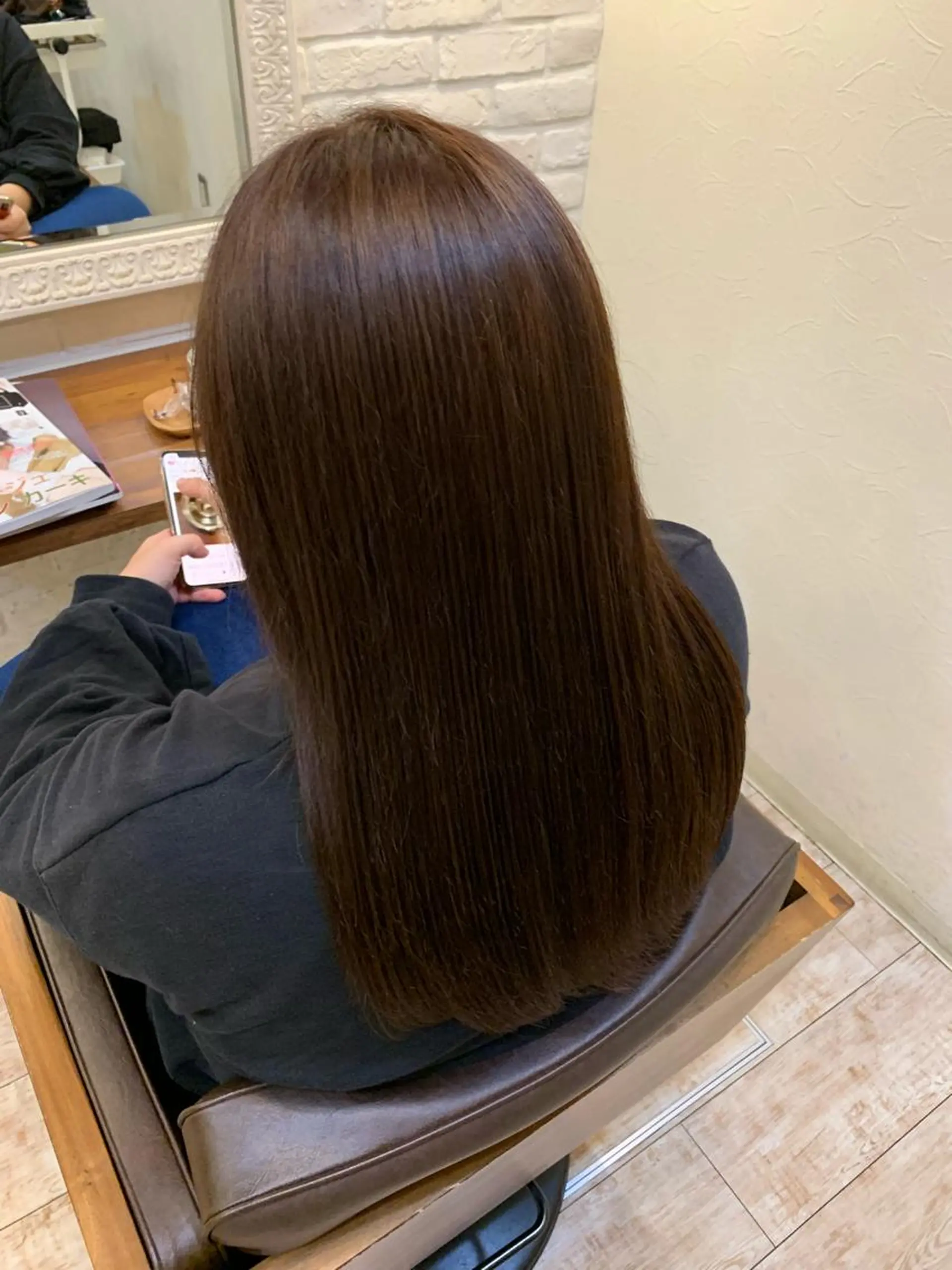 ロング カラー アッシュ ラベンダーカラー SHANTi 飯塚 ヘアセット/髪質改善のヘアスタイル