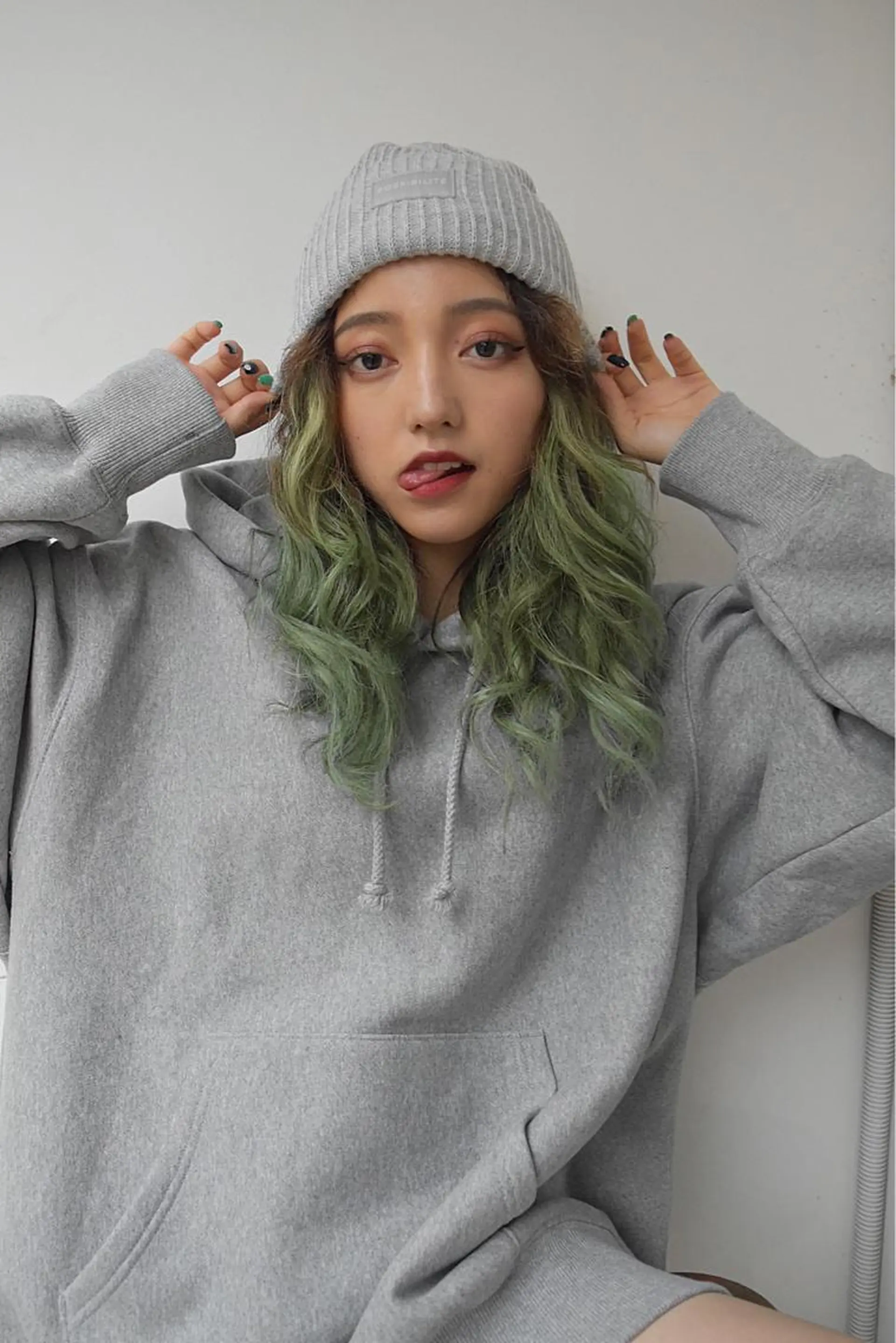 ロング カラー パーマ エクステ 🎀プルエクステ みまひかる🎀のヘアスタイル