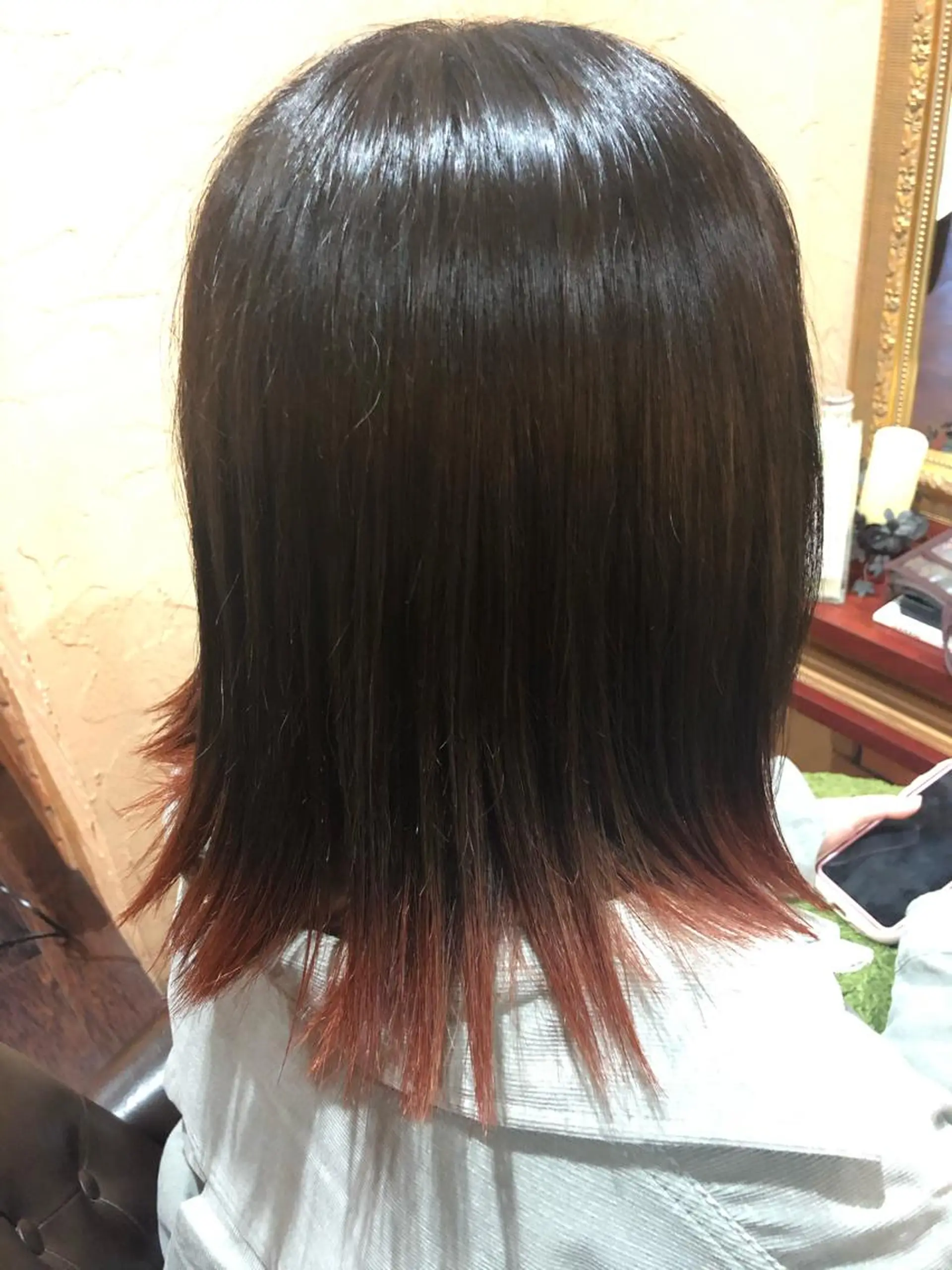 ミディアム 馬場 百合恵のヘアスタイル