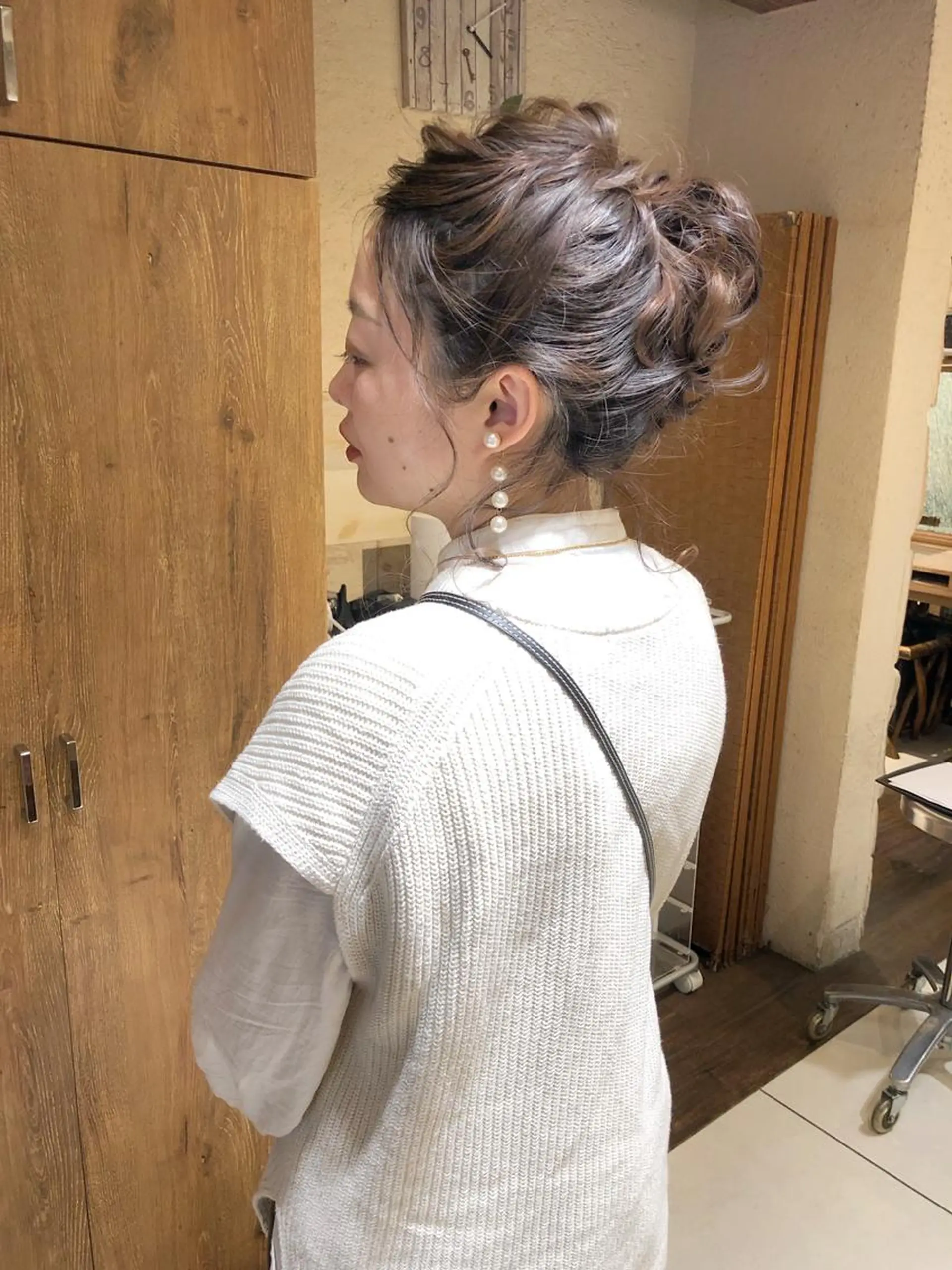 ミディアム ヘアアレンジ 【ディレクター 🧸🤍田澤 唯那】のヘアスタイル