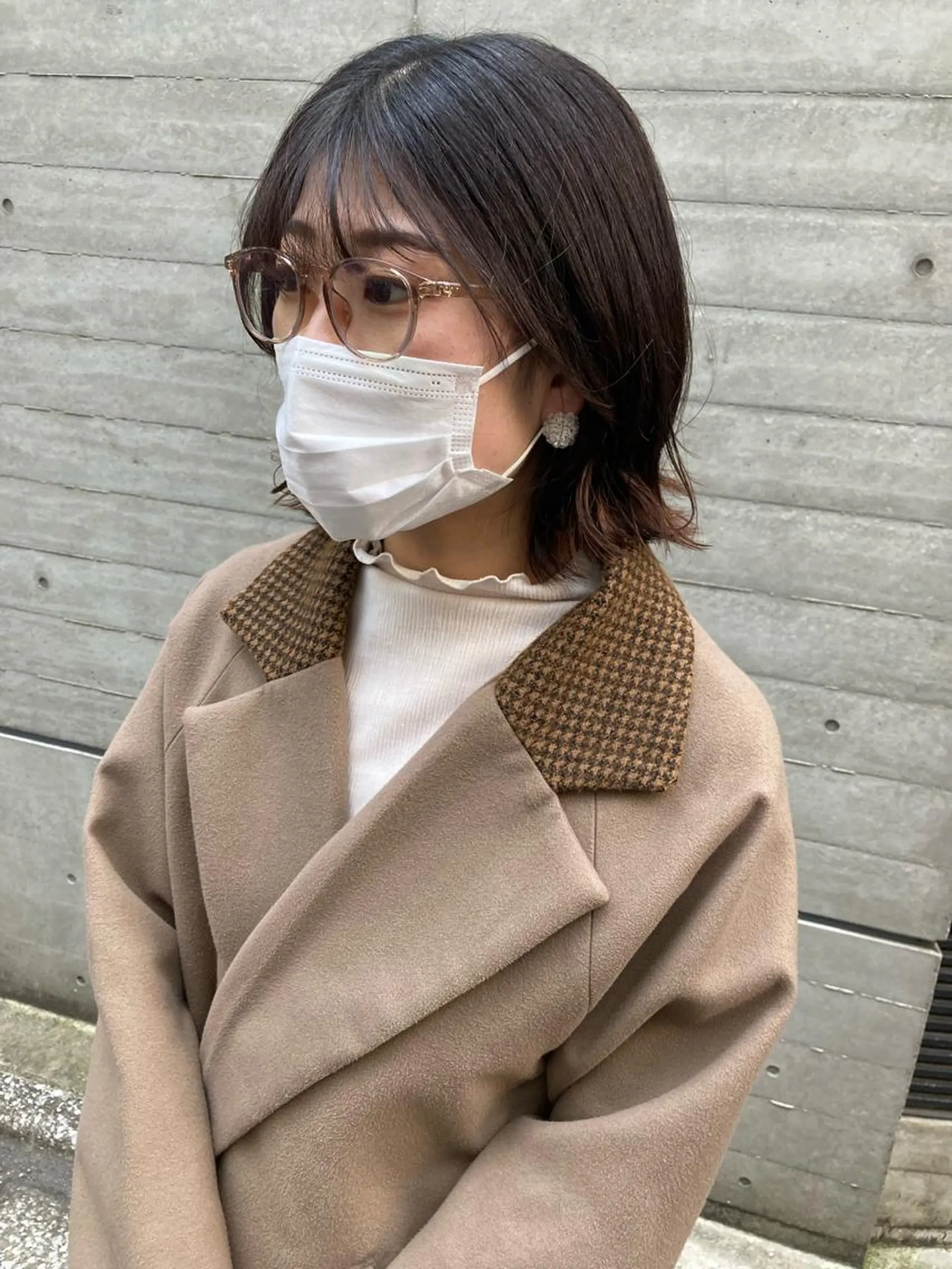 ショート カット ヘアカラー トリートメント ✨色持ちの良い艶 カラー✨蟹江真世のヘアスタイル