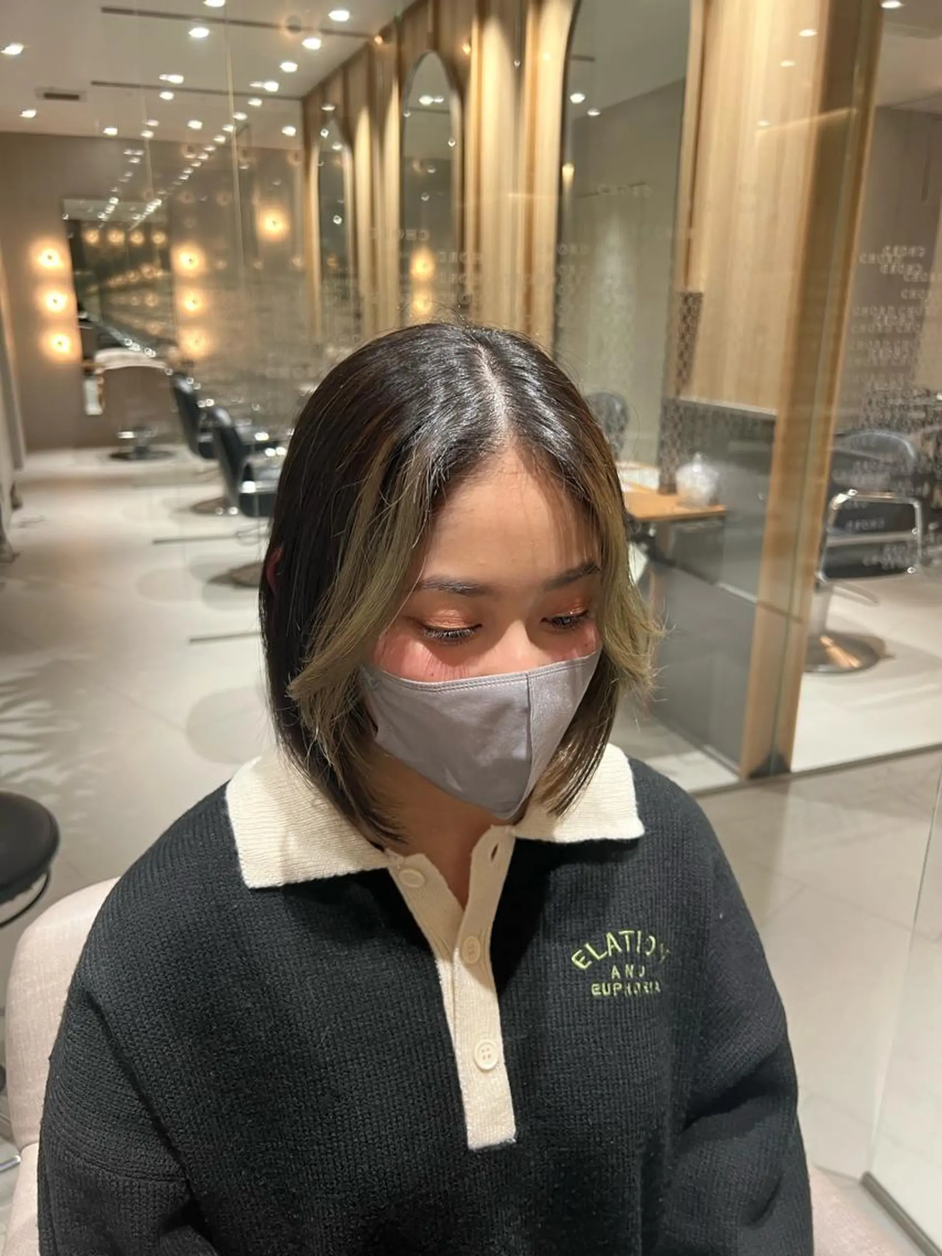 ミディアム ボブ 韓国風ヘア 🦄Rena 🦄のヘアスタイル