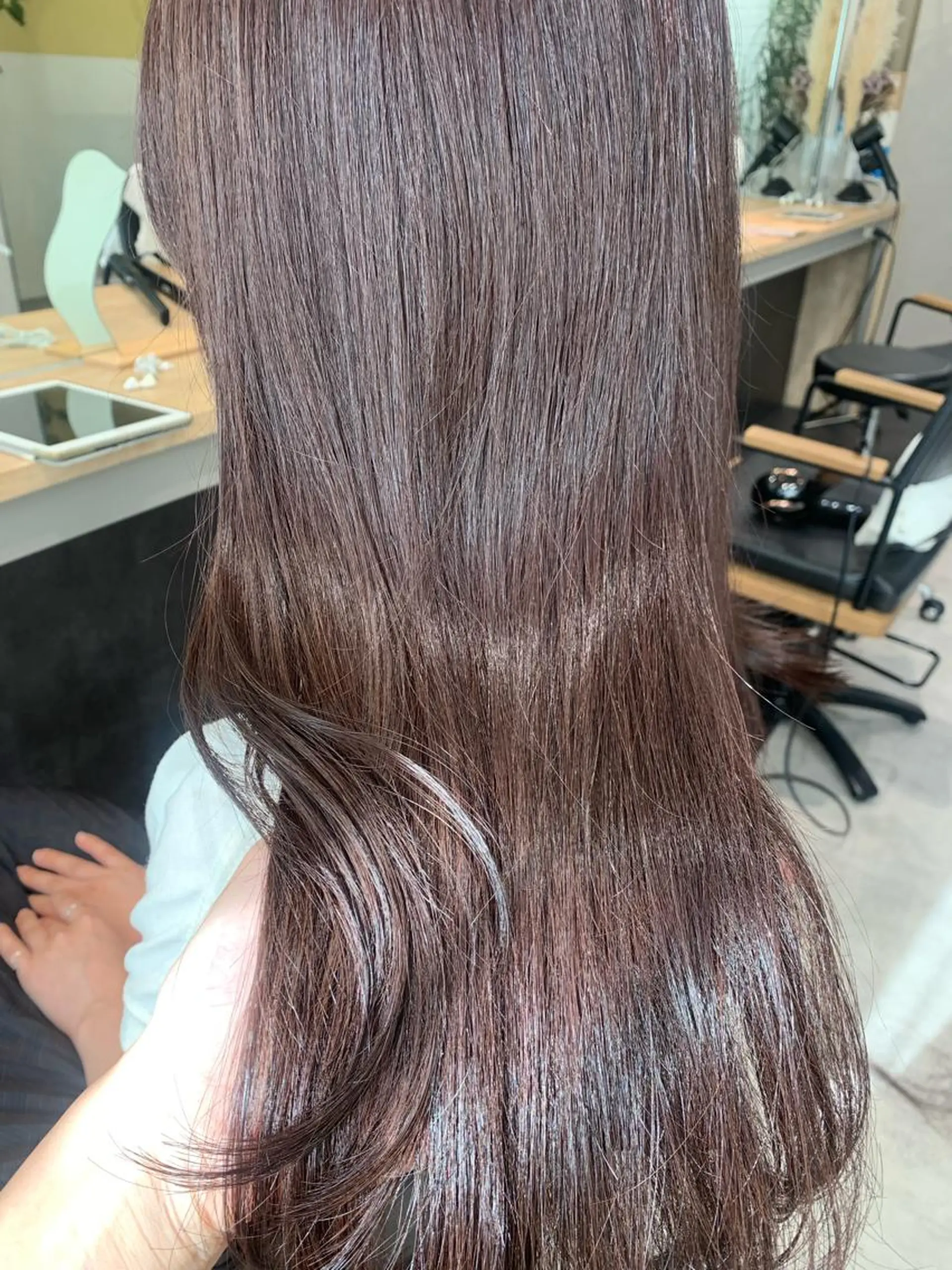 ロング カラー ラベンダーカラー カット ヘアカラー トリートメント hub hair レイヤー/透明感のヘアスタイル