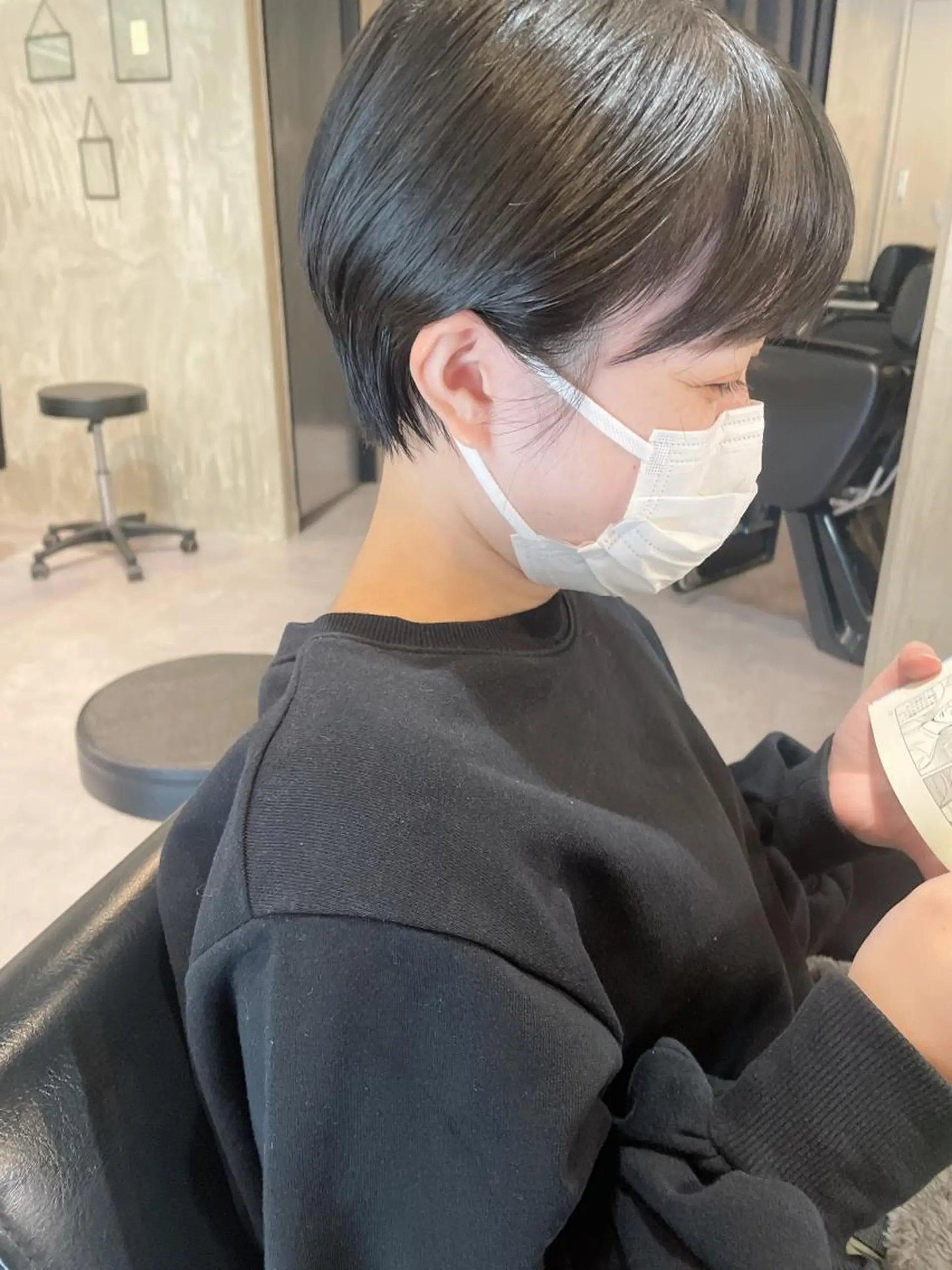 ショート カラー カット ヘアカラー ヤマモト マイのヘアスタイル