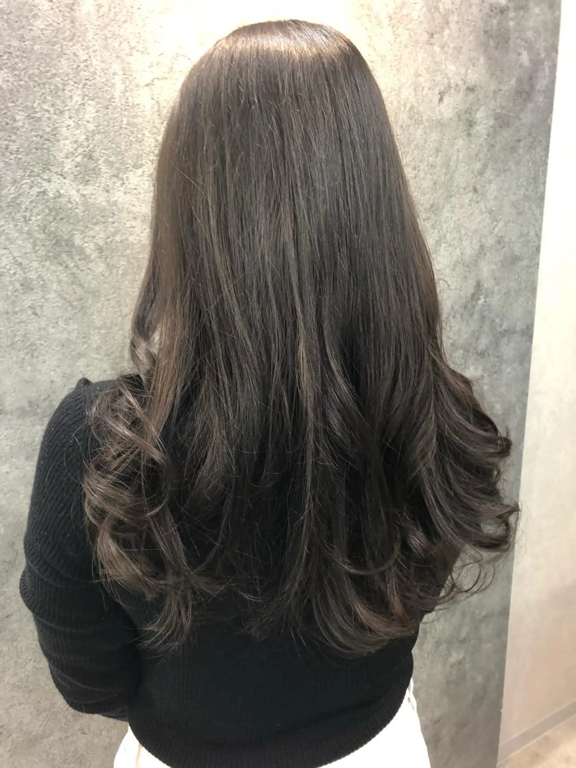 セミロング カット パーマ トリートメント Noy所属・Noyヨシモト ヒロトのヘアスタイル