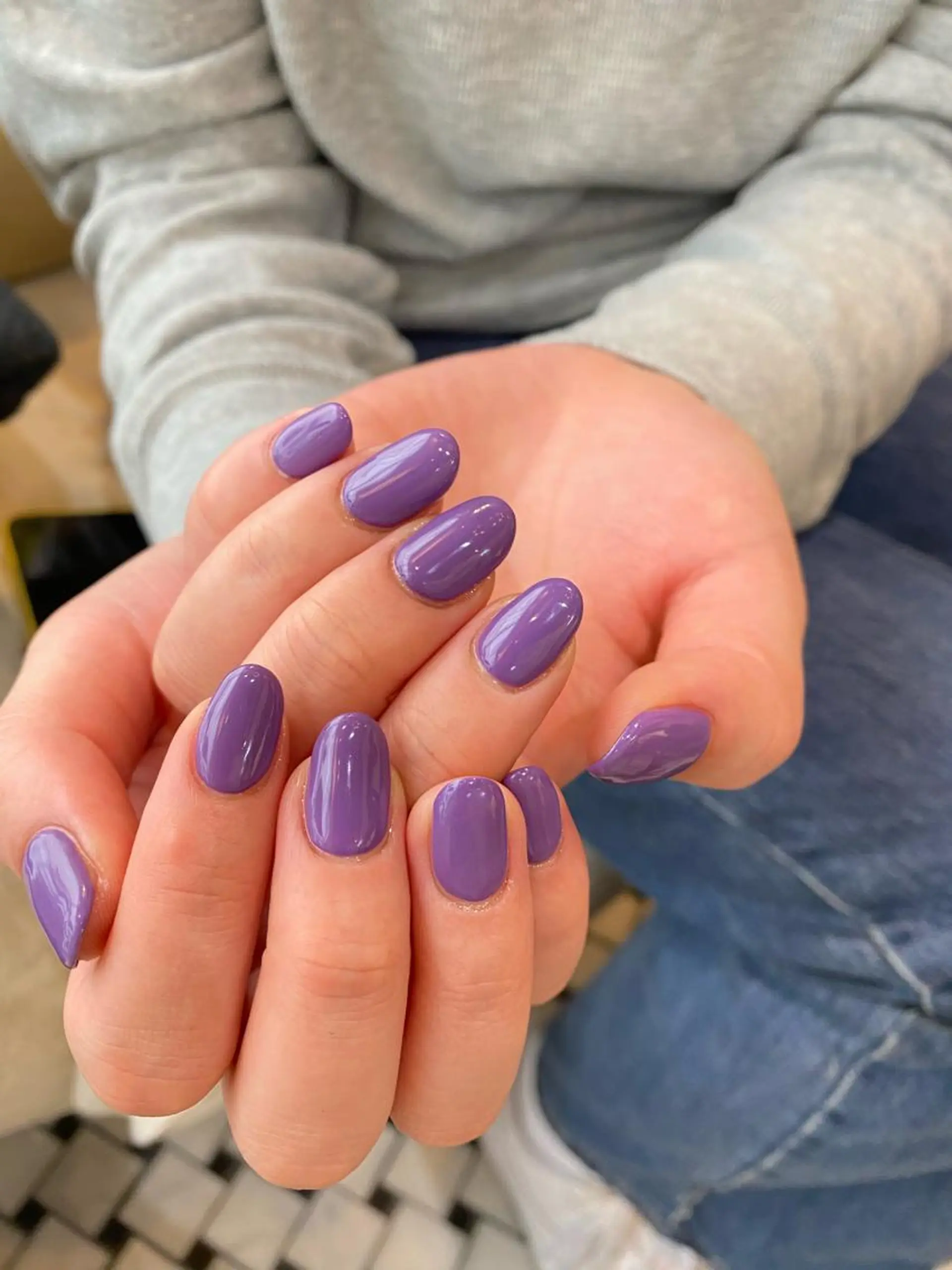 ネイル ワンカラーネイル 🌼大西洋子 laughl🌼のネイルデザイン