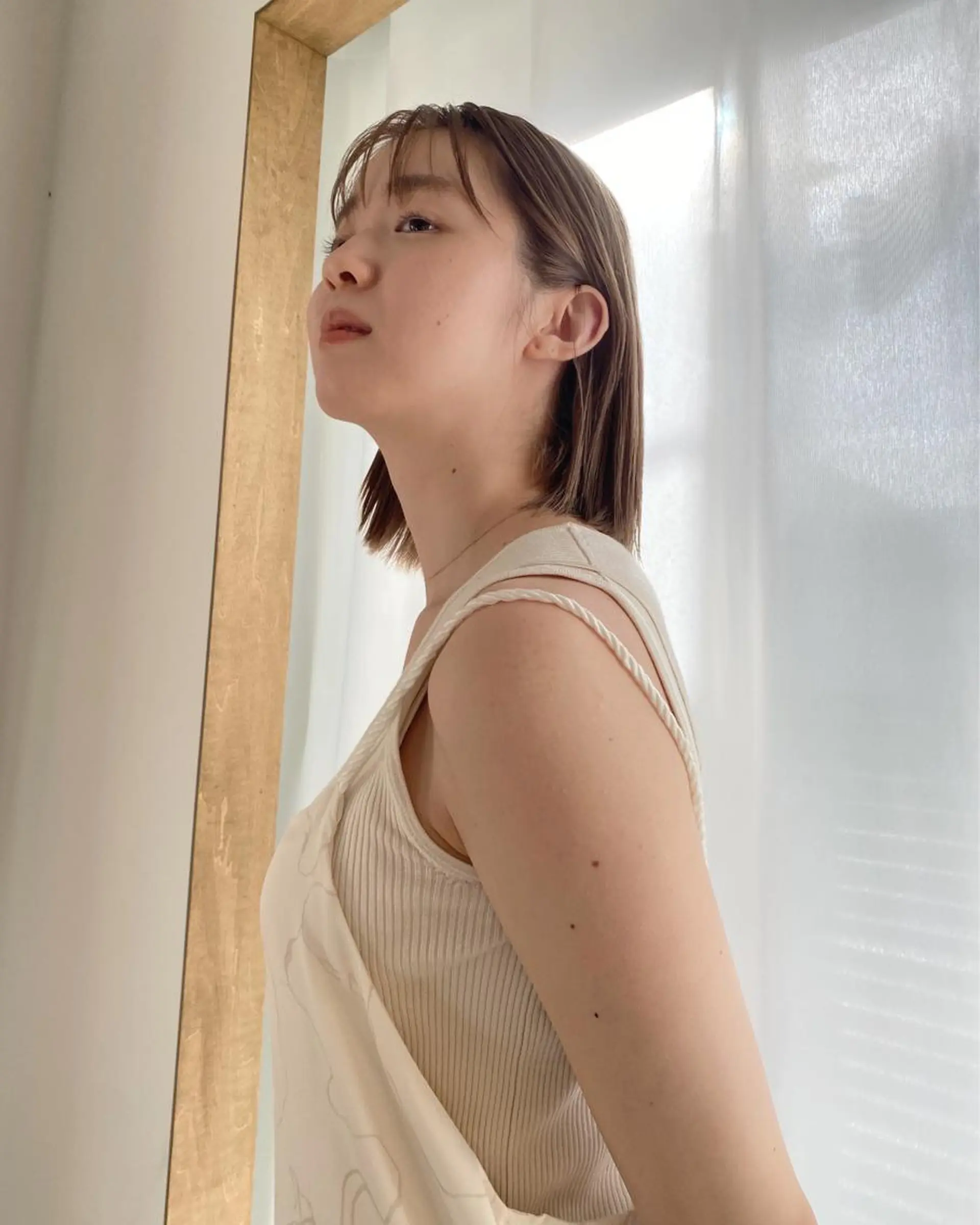 ショート カラー ヘアアレンジ 透明感カラー Nancy所属・束感まつげ❤︎ あみのマツエク・マツパデザイン