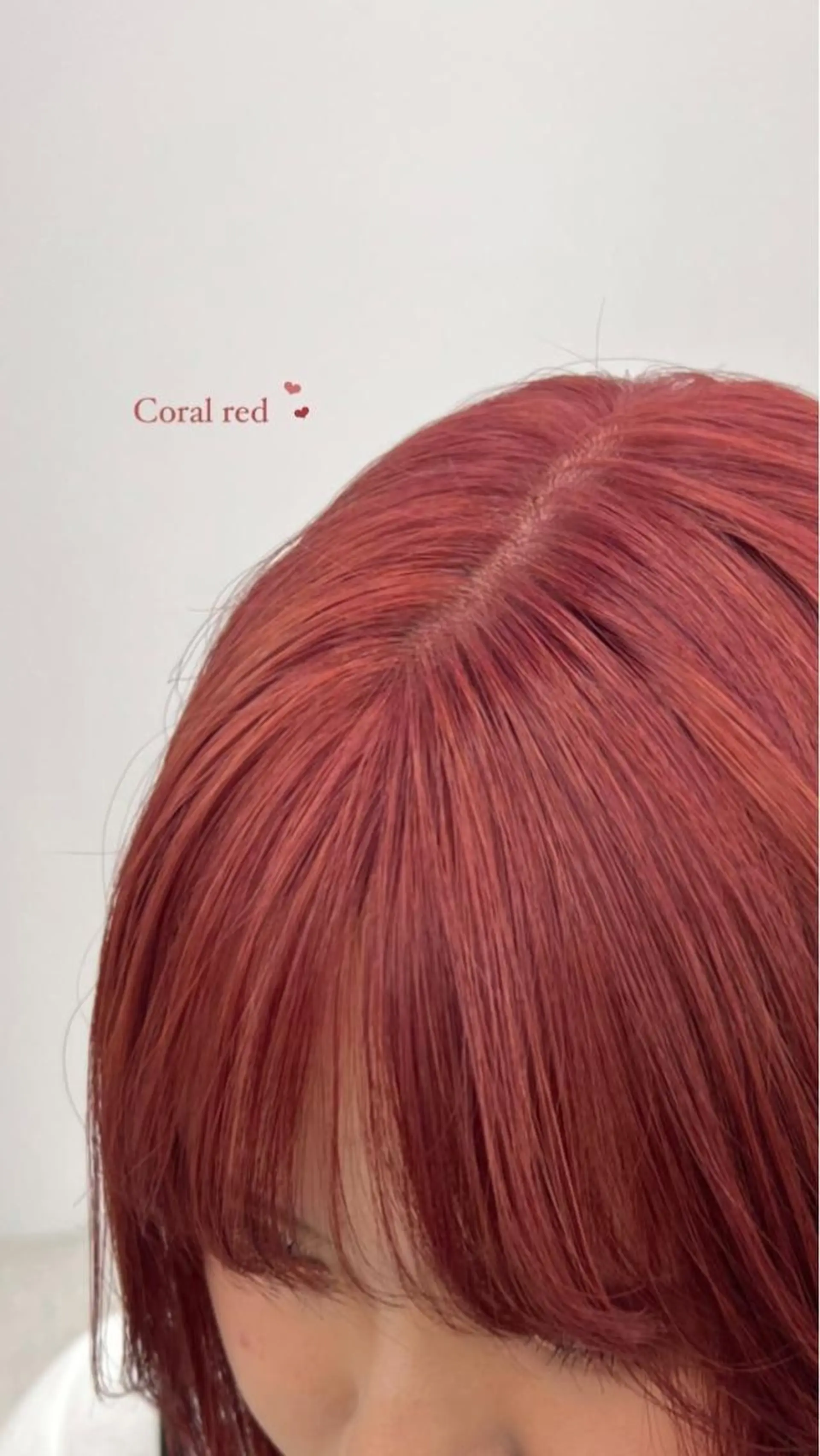 ショート カラー ダブルカラー レッドカラー ヘアカラー ✨ブリーチ/顔周り レイヤー¦YUKA✨のヘアスタイル