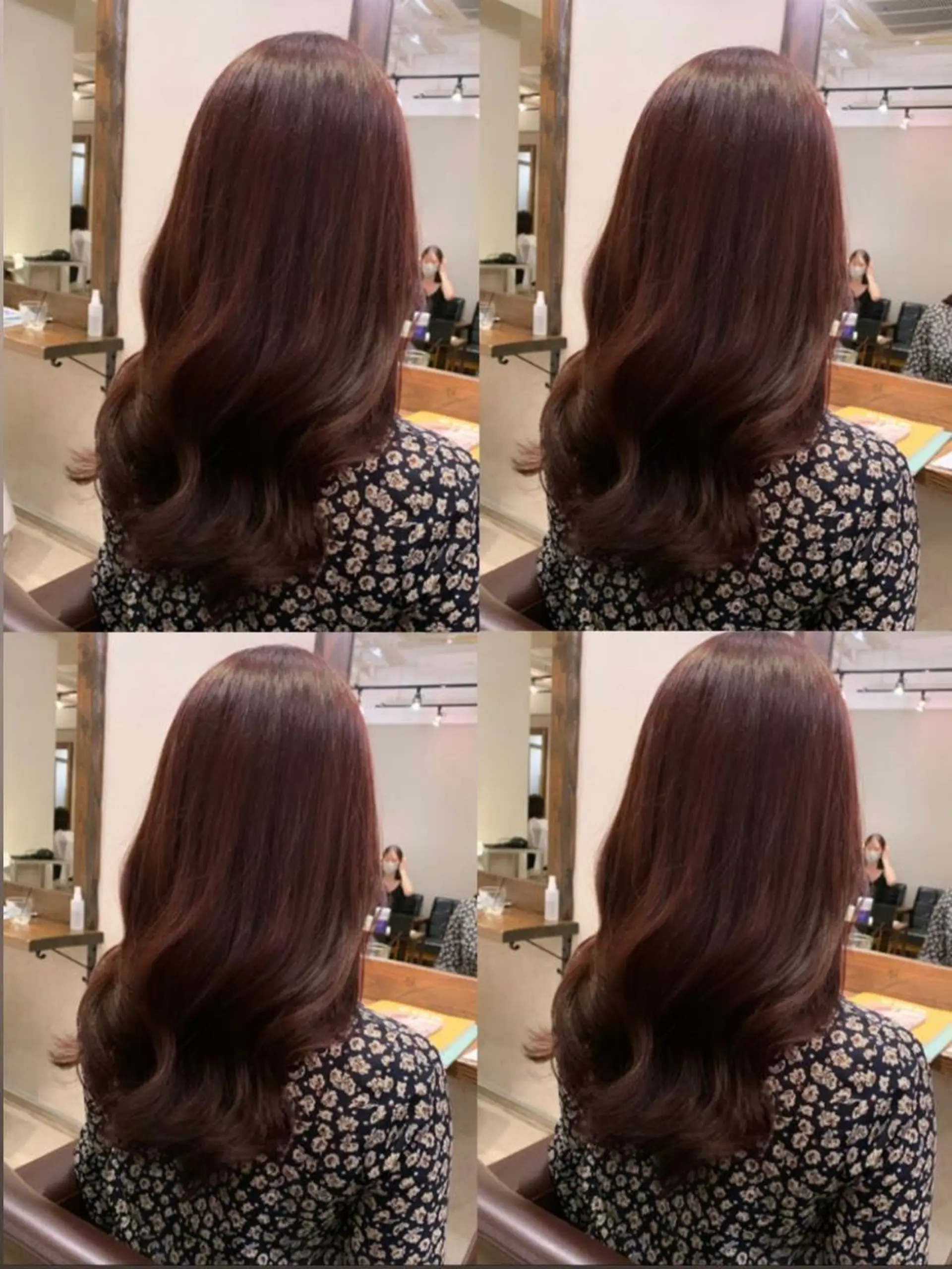 セミロング カラー 透明感/オリーブ/ グレージュ/YUKAのヘアスタイル