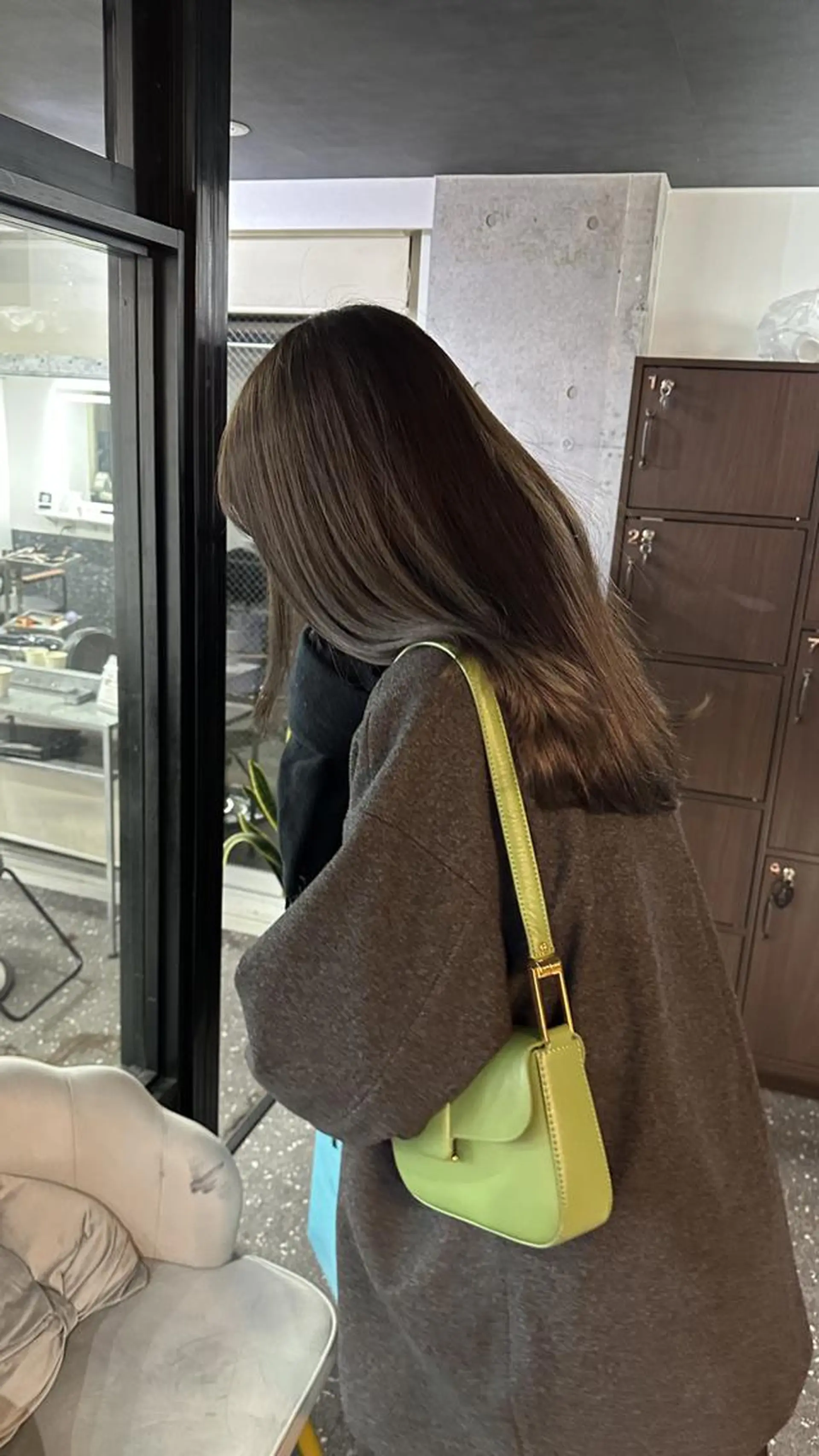 ロング カラー カット ヘアカラー 縮毛矯正 トリートメント 韓国レイヤーカット要 暗透カラー📓吉祥寺のヘアスタイル