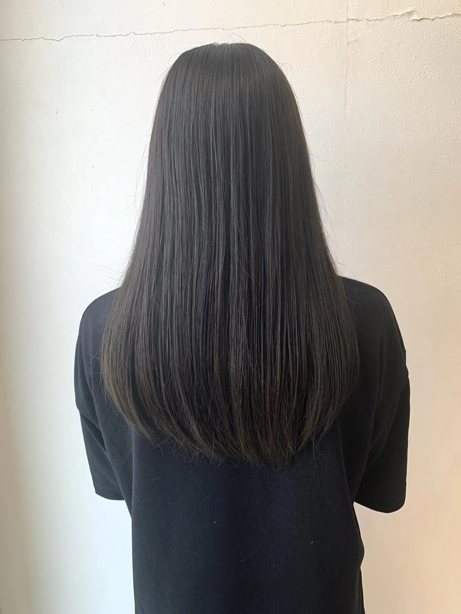 ロング カラー パーマ カット 縮毛矯正 木村 友香のヘアスタイル