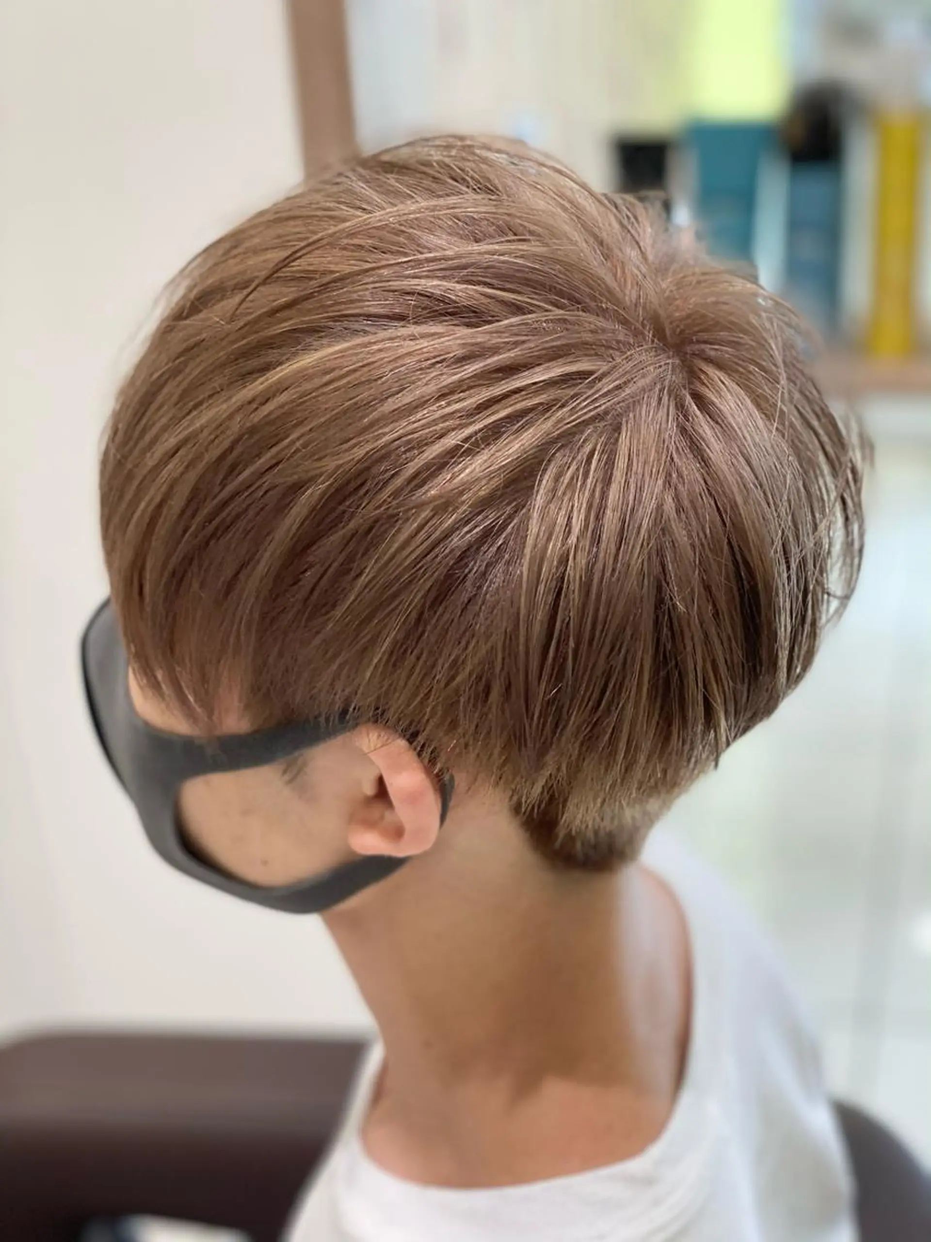 ショート メンズ メンズブリーチ 宮林　努 / Ash 日野店のヘアスタイル