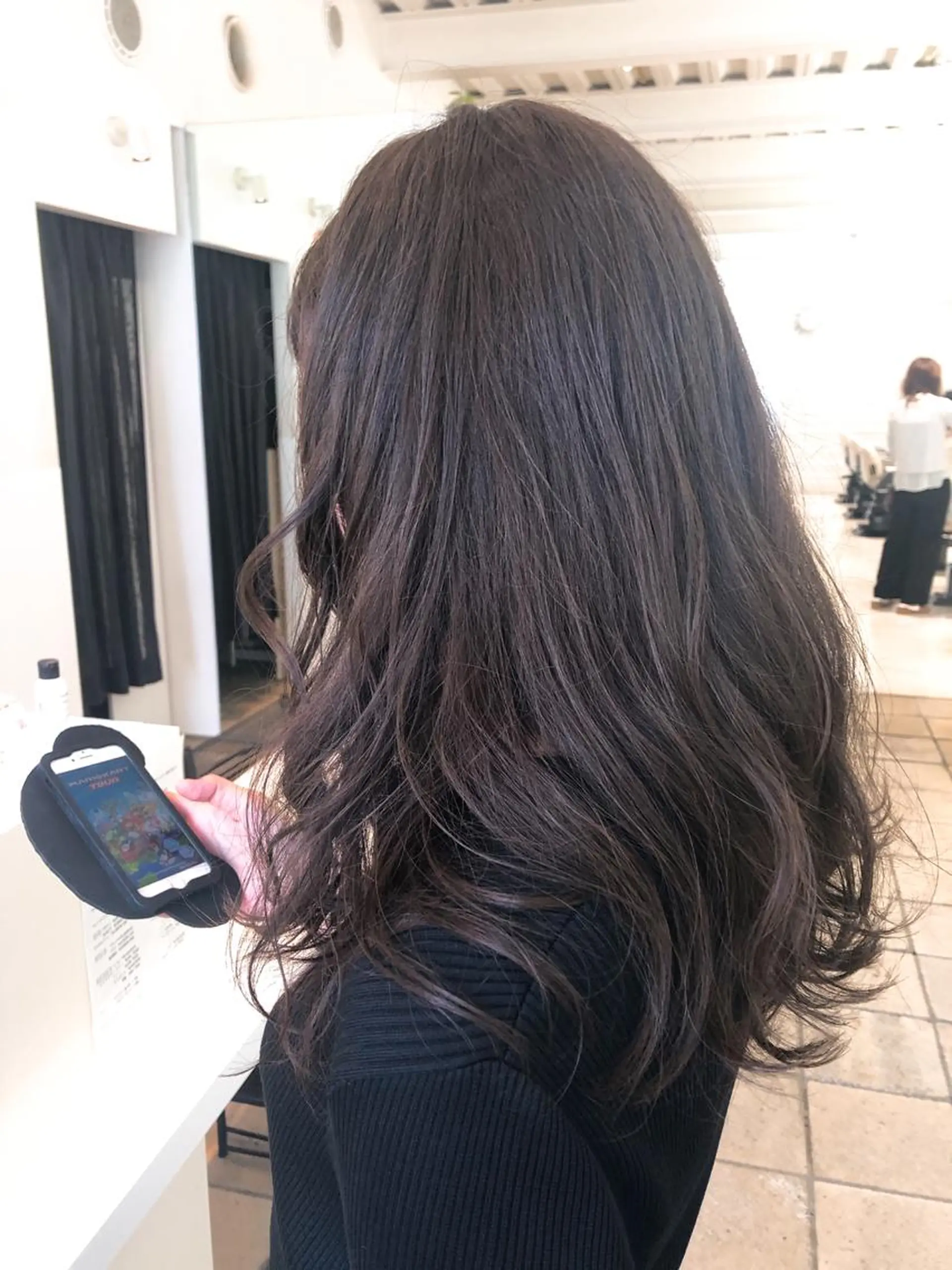 ロング 本山　くせ毛のカット 尾島光季のヘアスタイル