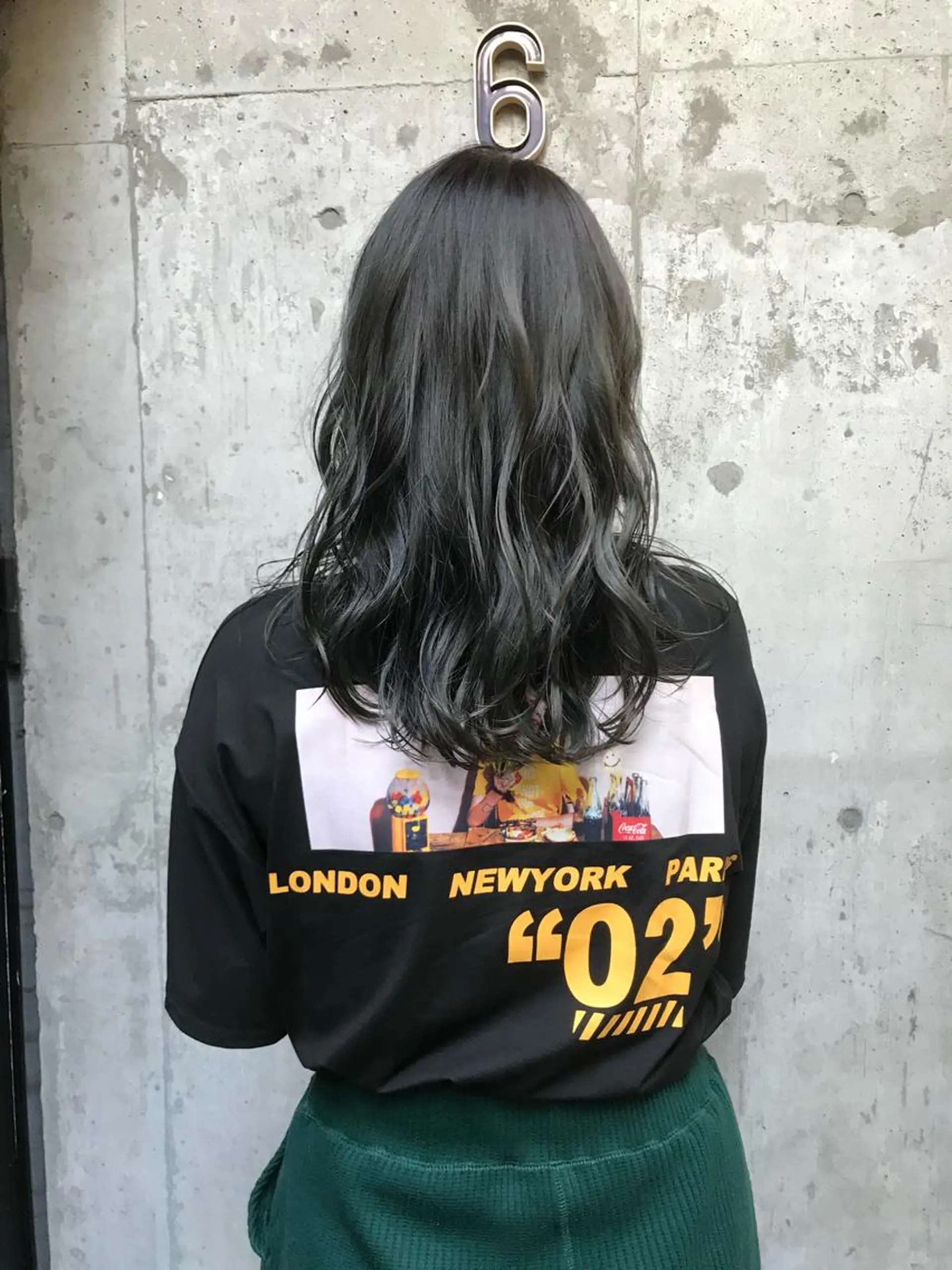 ロング カラー SLASHスラッシュ 兵頭　裕のヘアスタイル