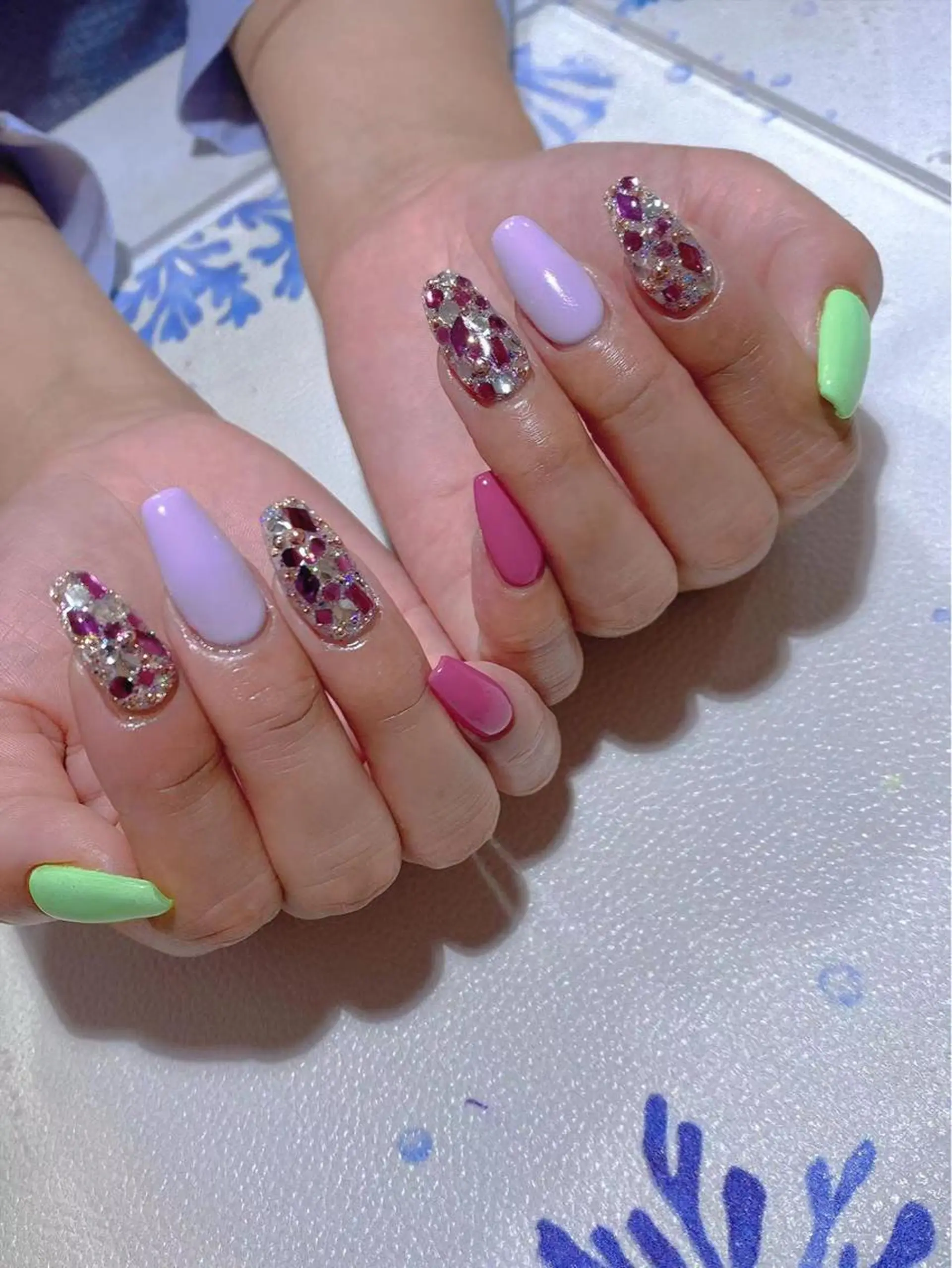 ネイル 長さだし専門店 M2　rikaのネイルデザイン