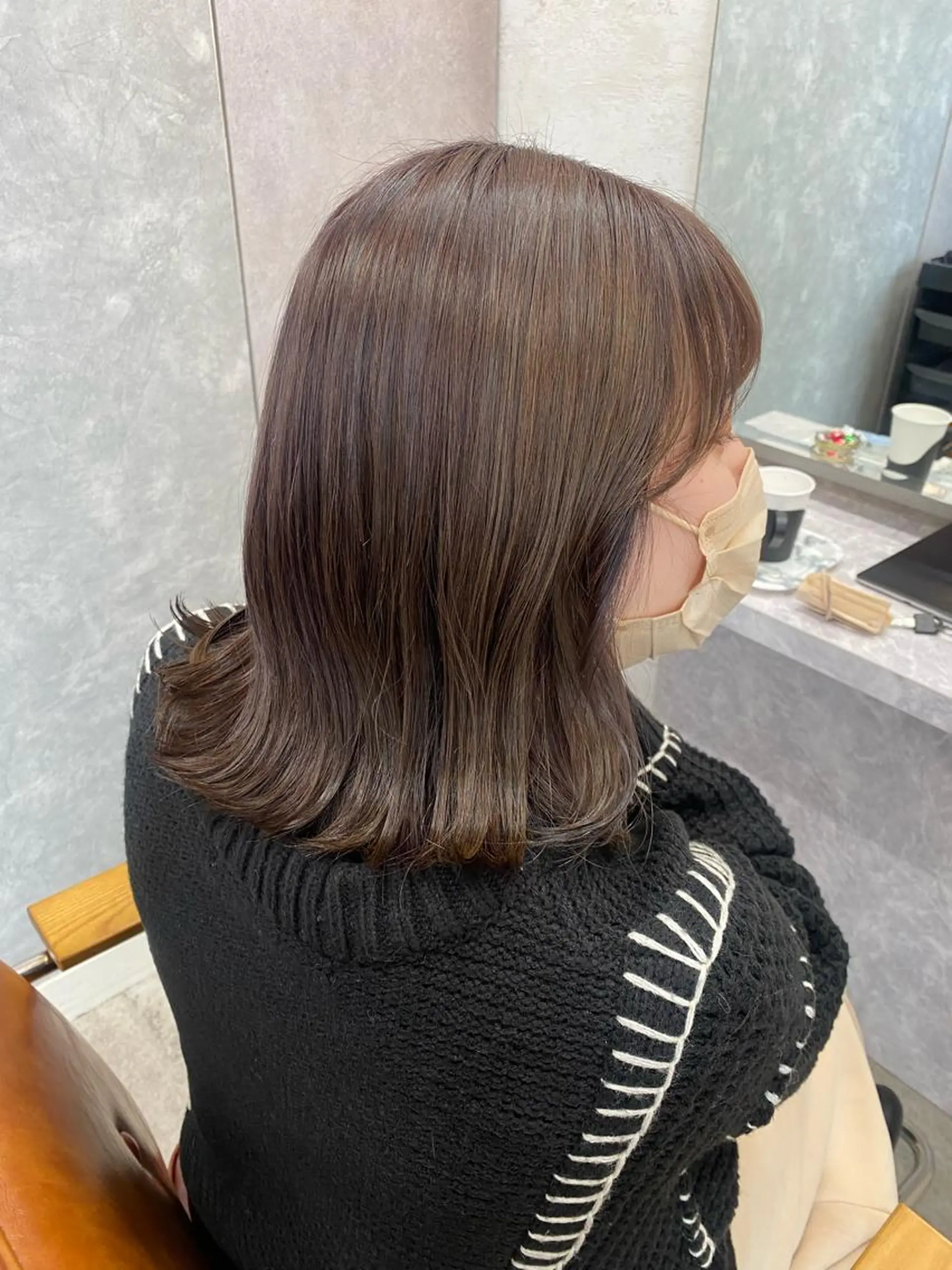 ミディアム カラー カット ヘアカラー トリートメント 🍓小野 紗由美🍓のヘアスタイル