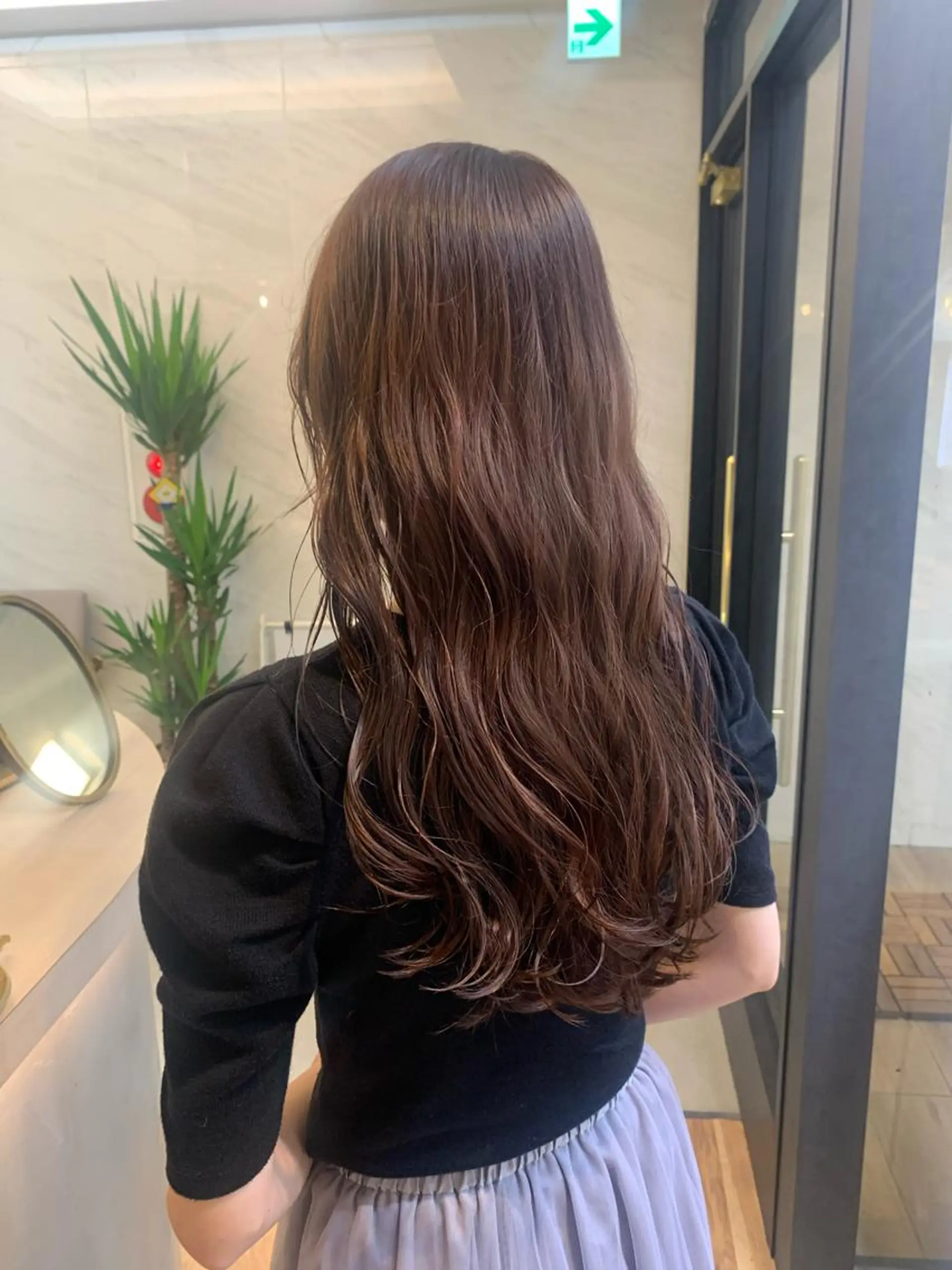 ロング カラー ピンクカラー 🩶韓国/似合わせ/ さわ🩶のヘアスタイル