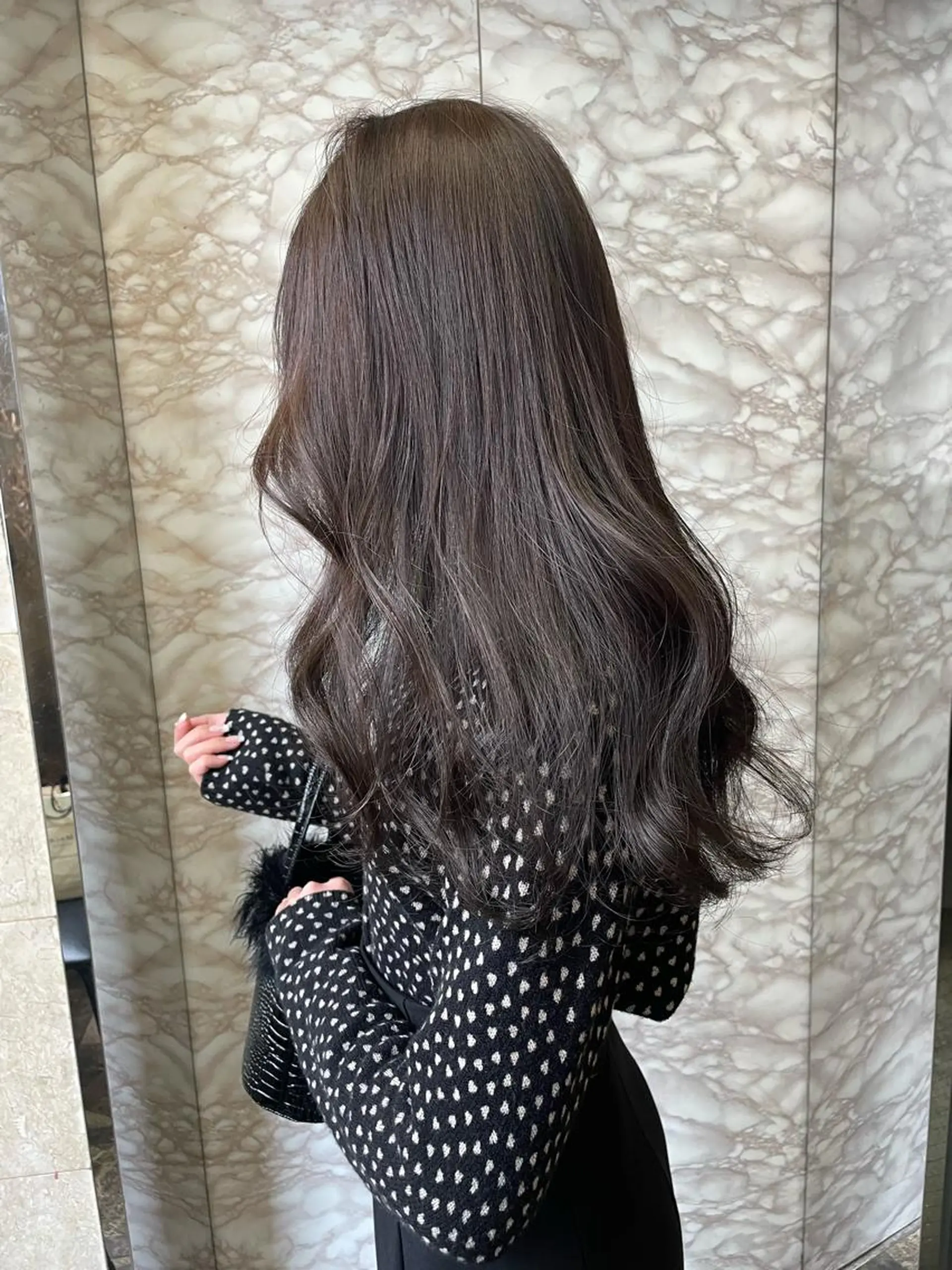 ロング カラー カット ヘアカラー トリートメント YEAU　PLUS所属・極上の艶髪 RINAのヘアスタイル