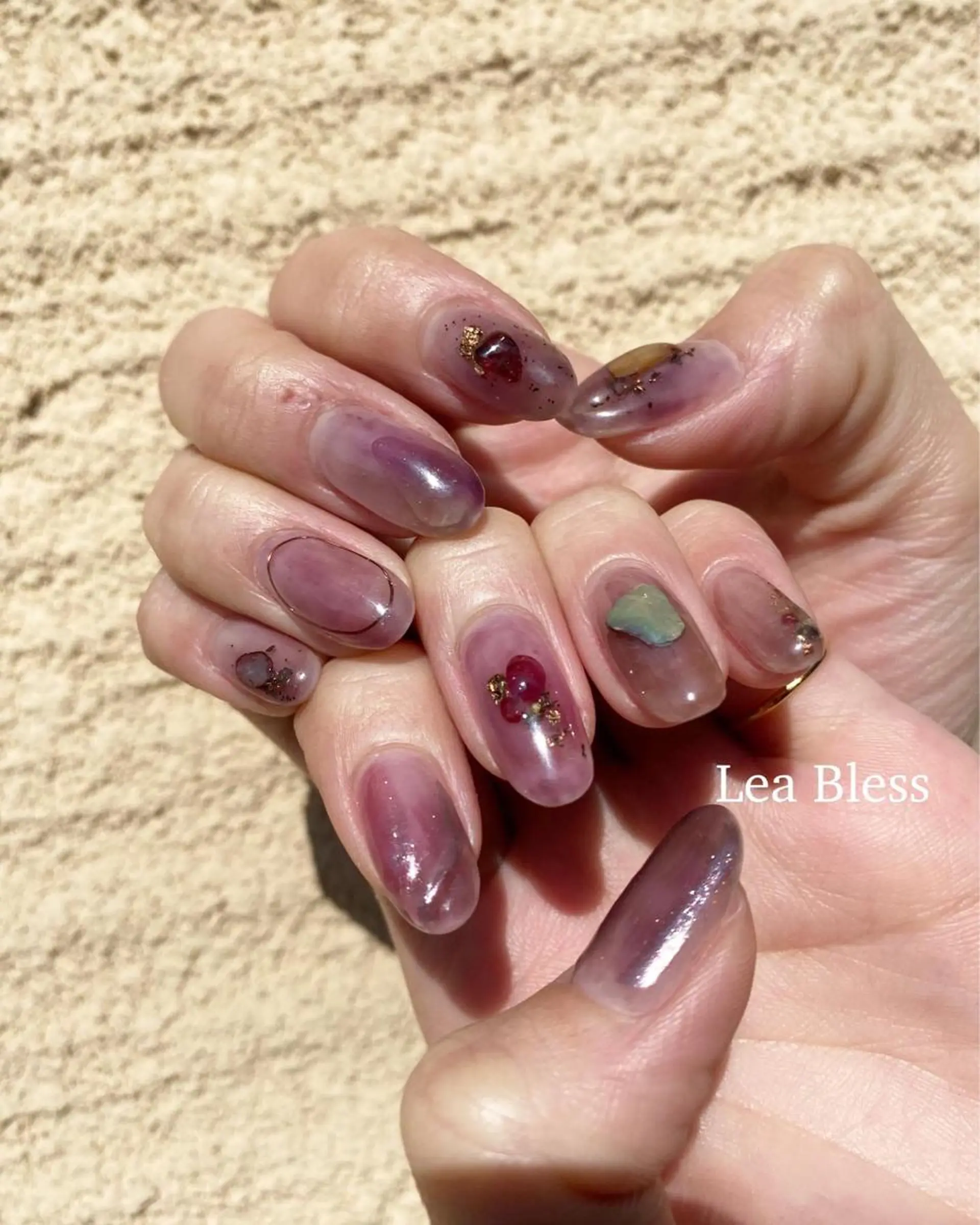 ネイル ハンドネイル Lea Bless 河原町のネイルデザイン