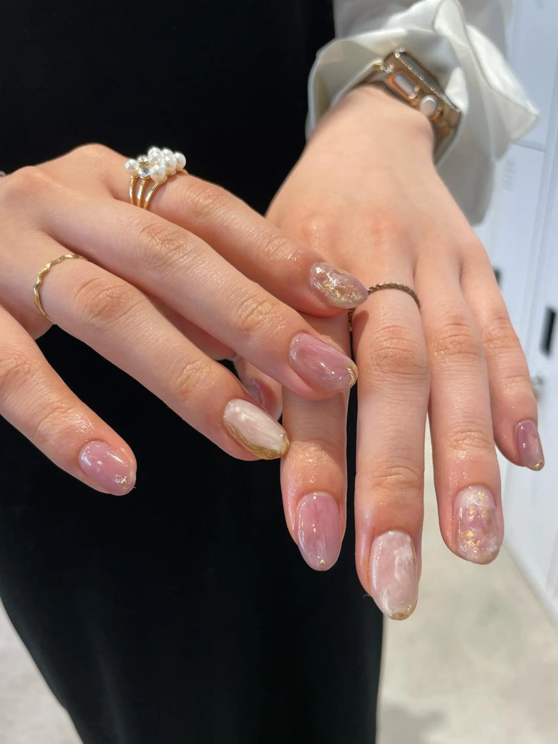 ネイル 【淡色color/ nail】maikoのネイルデザイン