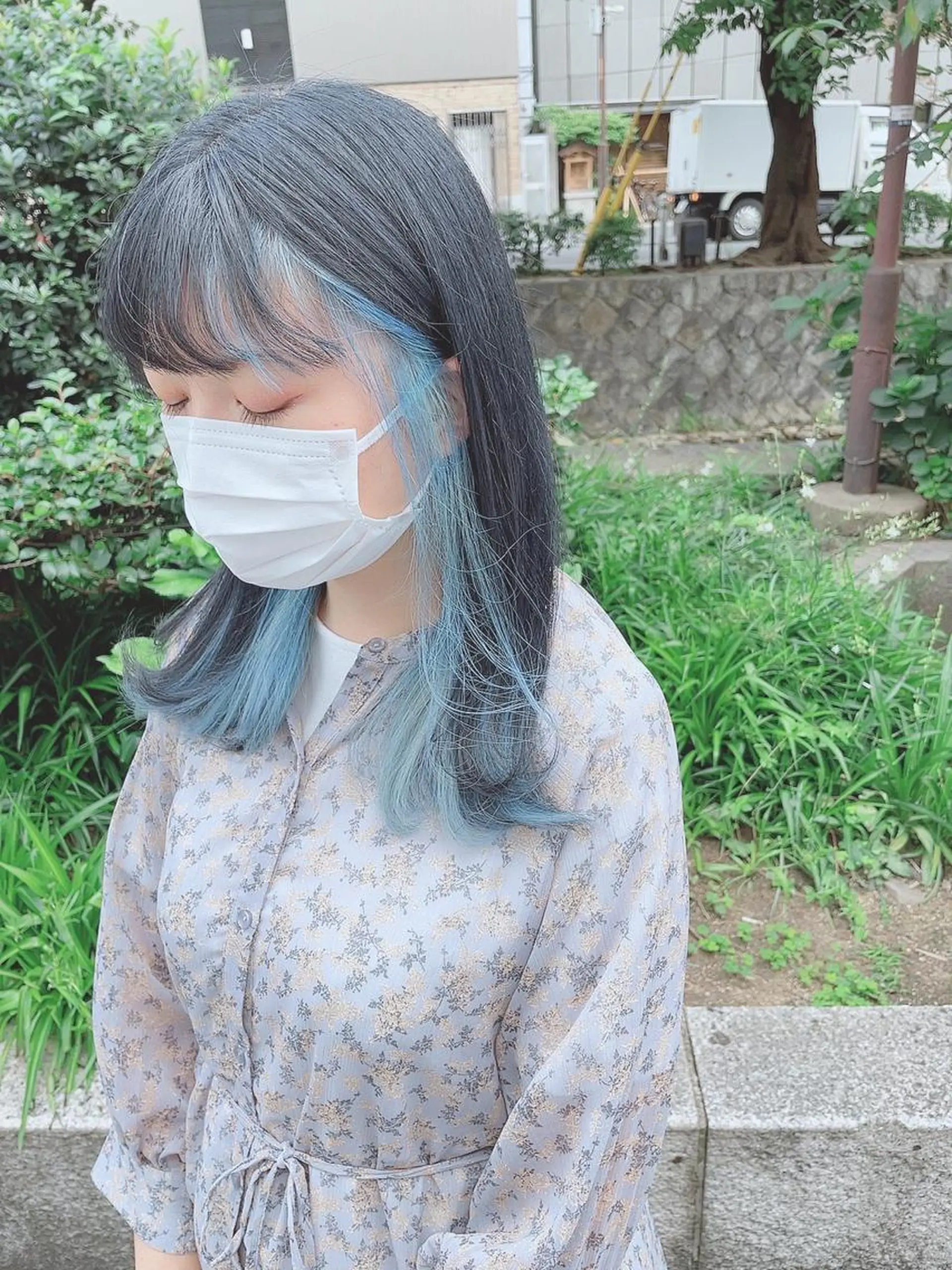 ミディアム ヘアカラー Selene hair OSAKAのヘアスタイル