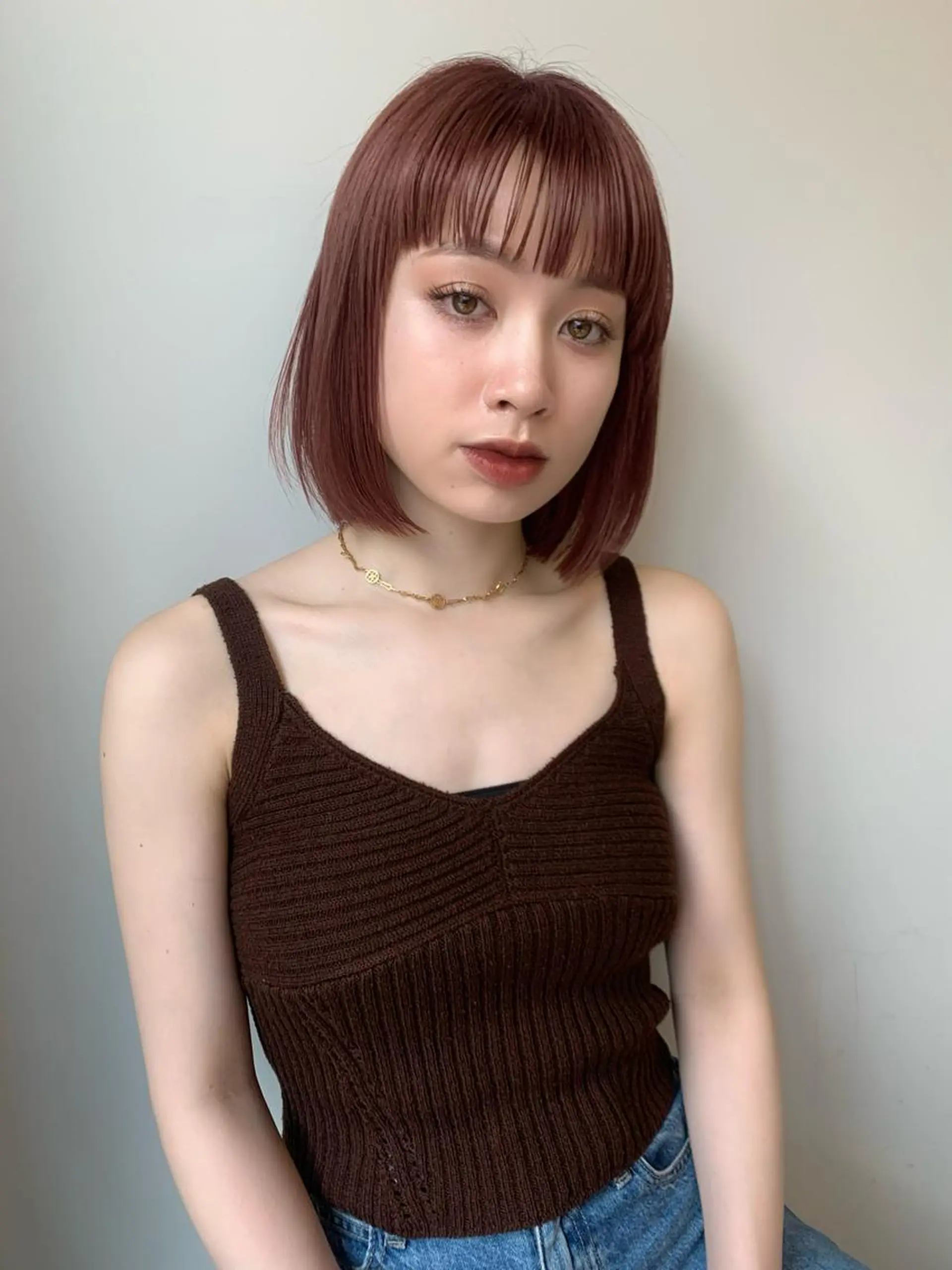 ショート ボブ 伊藤 りいなのヘアスタイル