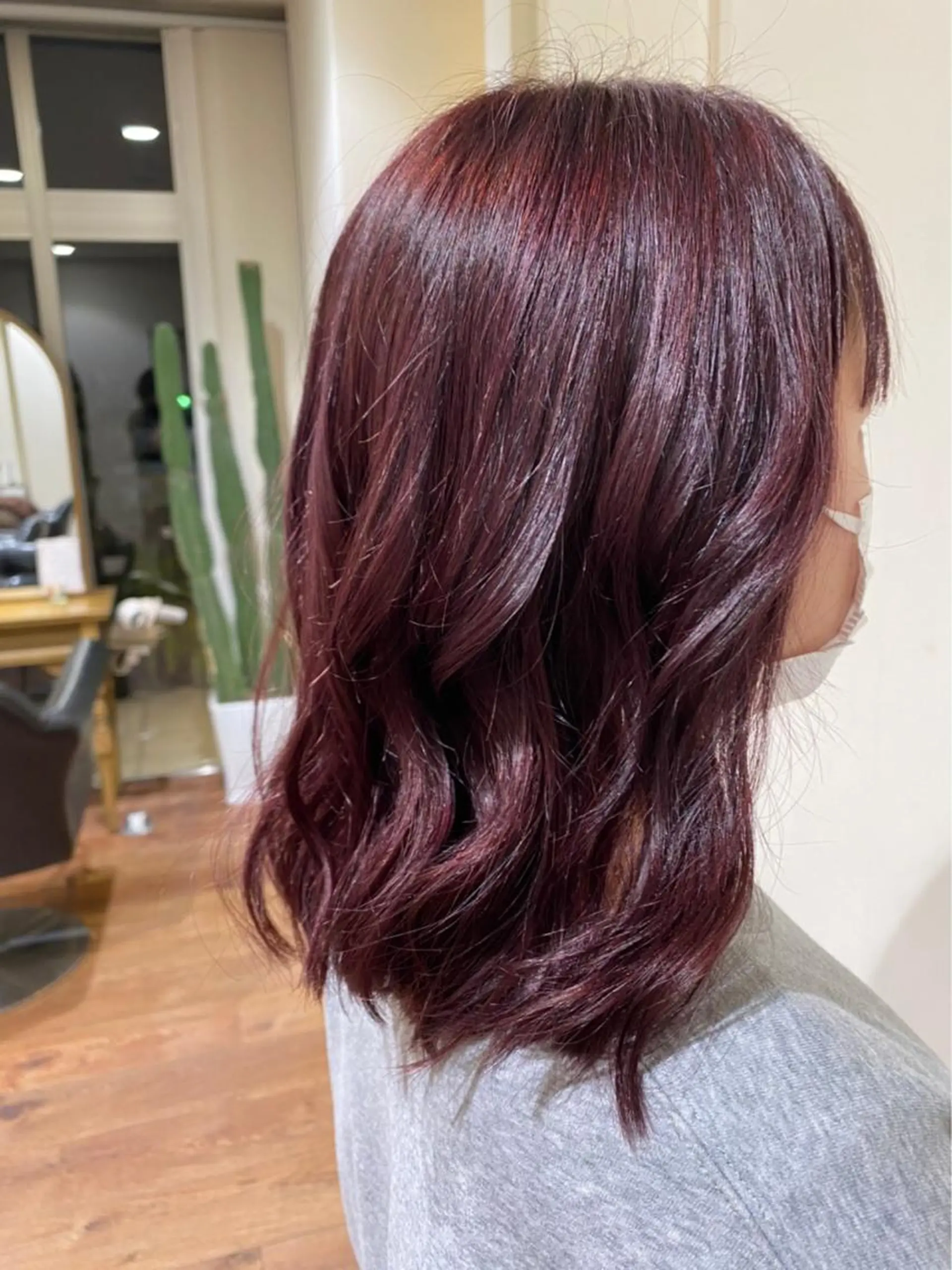 セミロング カラー ピンクカラー バイオレットカラー LUCIDO  STYLE  RUTTU　【ルシード　スタイル　ルッツ】所属・🧡マツダテ チヒロ🧡のヘアスタイル