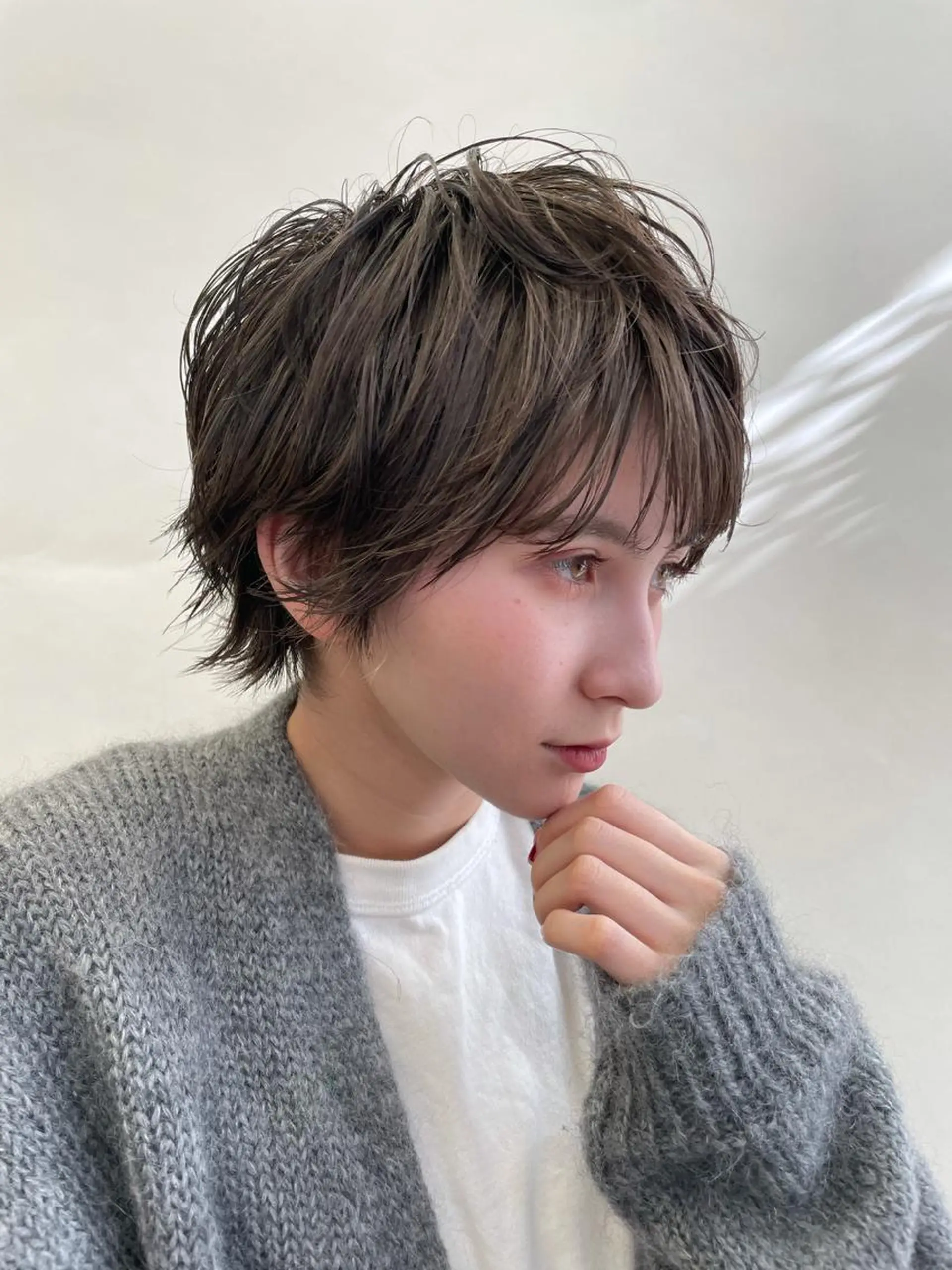 ショート カラー 笠原 健人のヘアスタイル