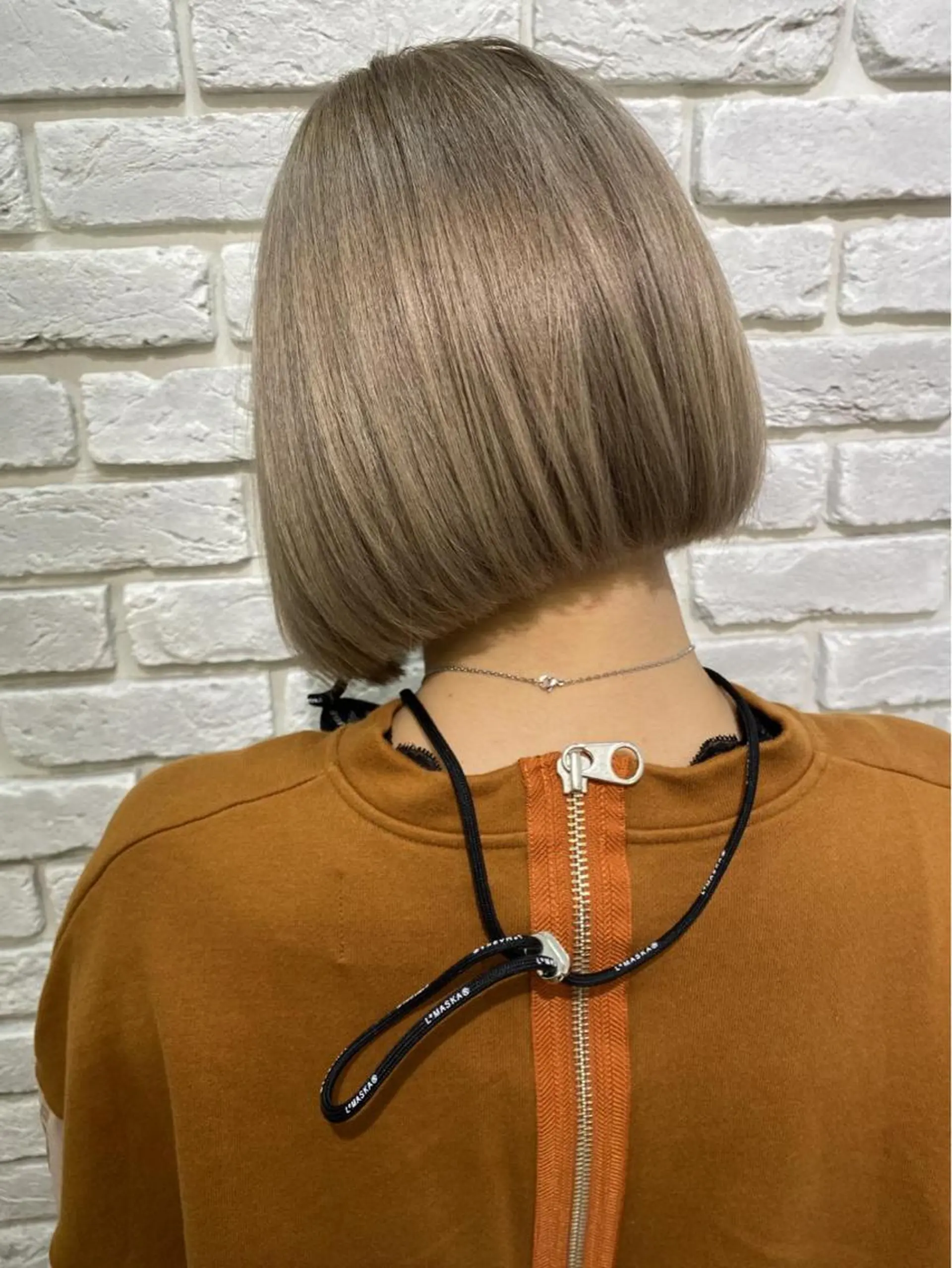 ショート カラー カット 縮毛矯正 髪質改善カラー✨質感 ショート✨石山航のヘアスタイル