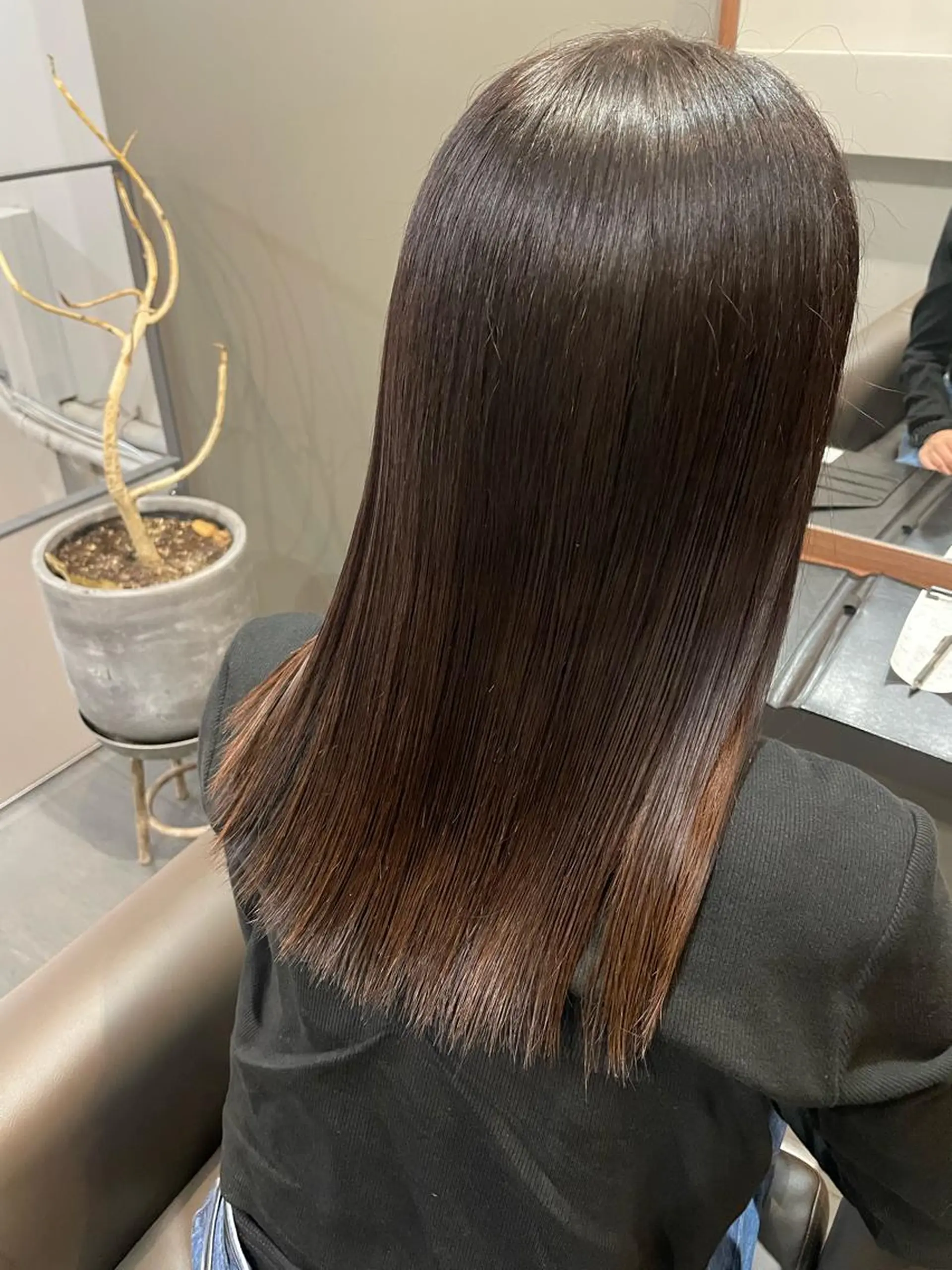 セミロング nagano saraのヘアスタイル