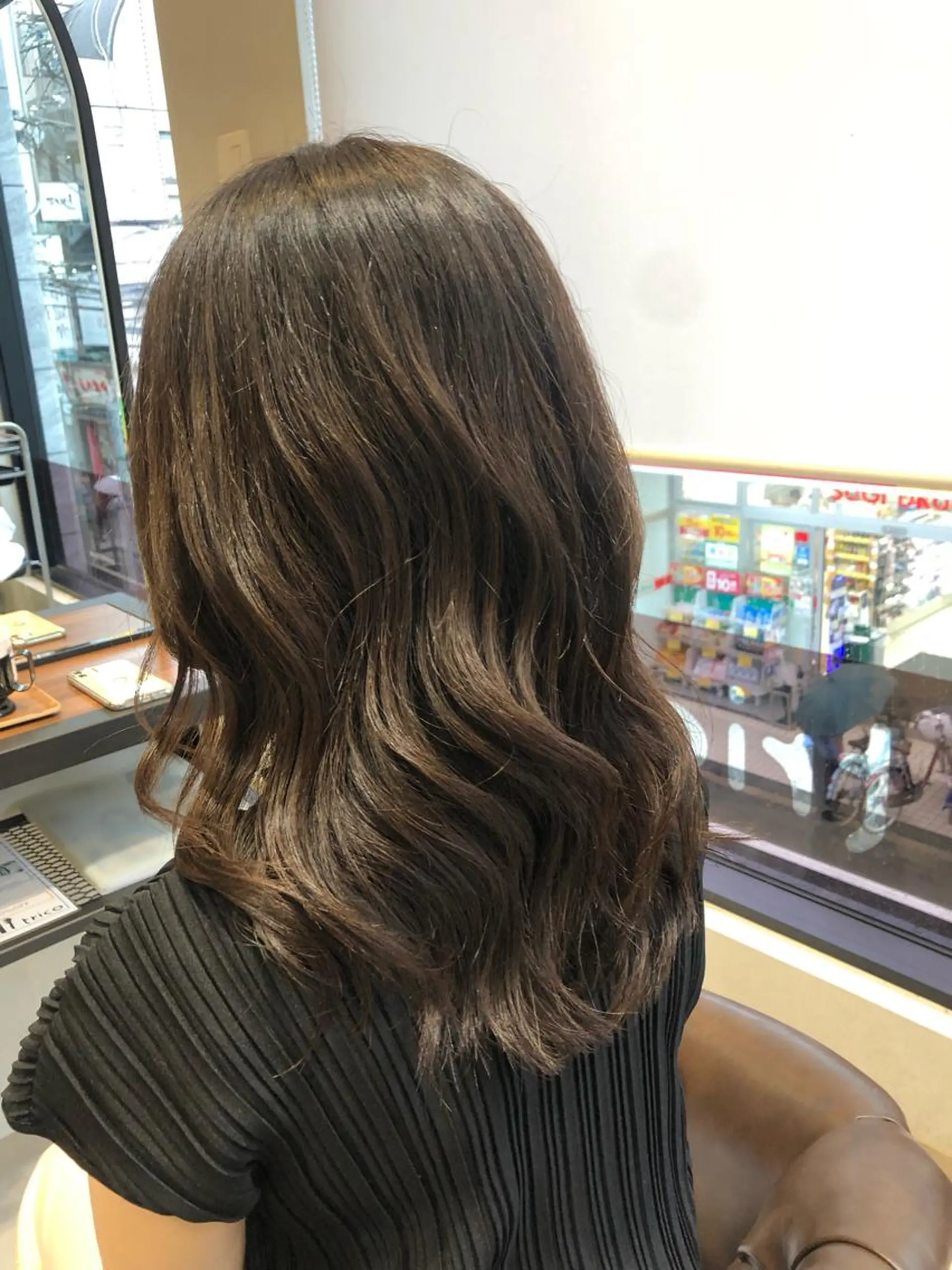 セミロング カラー 💎エクステ専門店 BIZE梅田🇰🇷のヘアスタイル