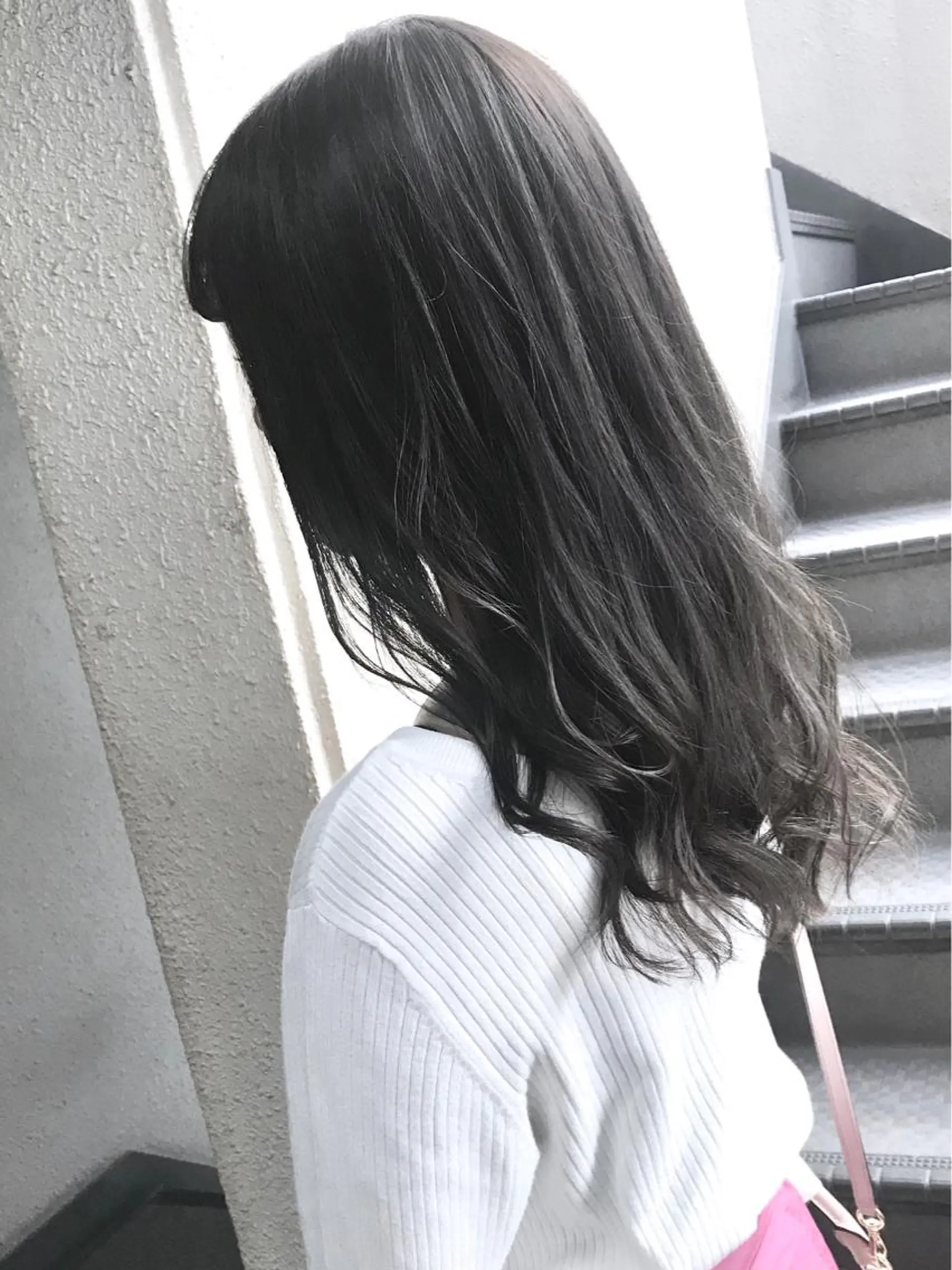 セミロング カラー ブリーチ カット ヘアカラー トリートメント 💎髪質改善💎 デザイナーshinのヘアスタイル