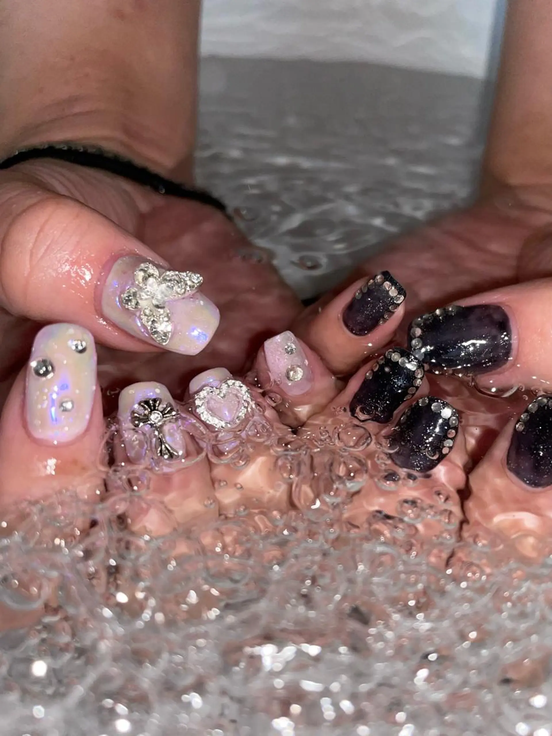 ネイル 🎀ボブ+ハイトーン シュカ👶🏻のヘアスタイル