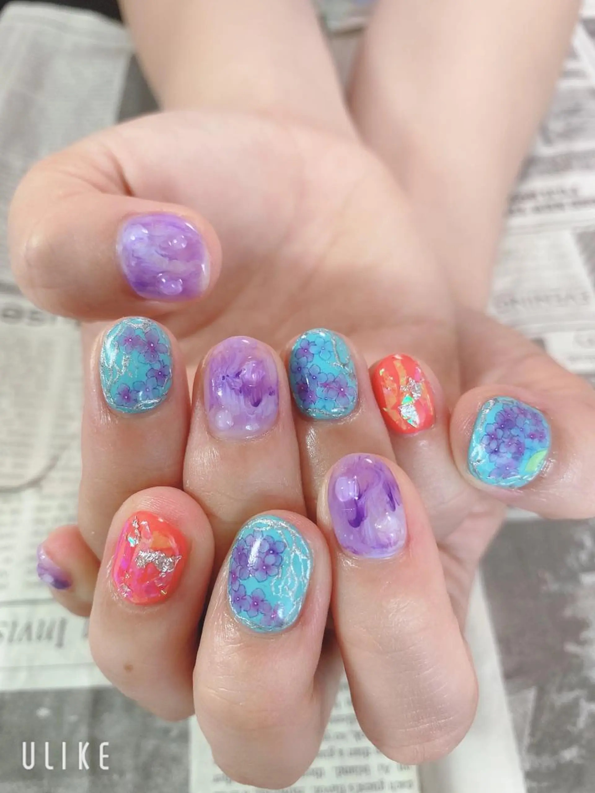 ネイル ハンドネイル ハンドケア 森山 舞のネイルデザイン