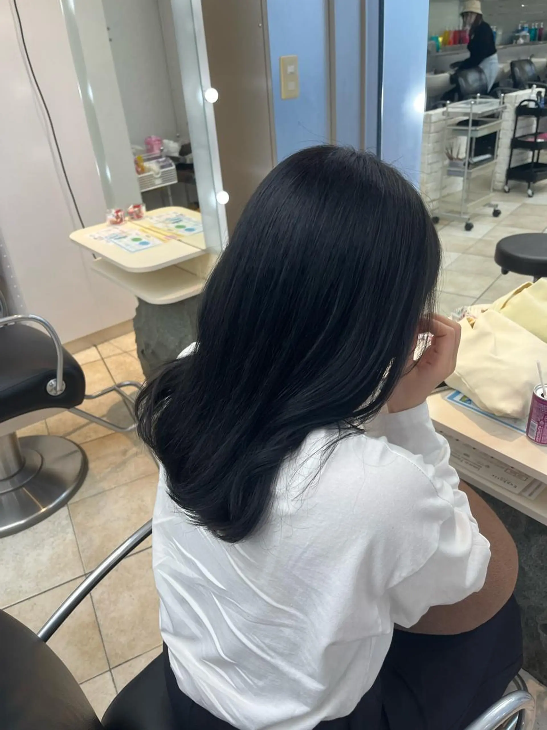 セミロング 韓国レイヤー×モテ髪 /MITSUKI🤍のヘアスタイル