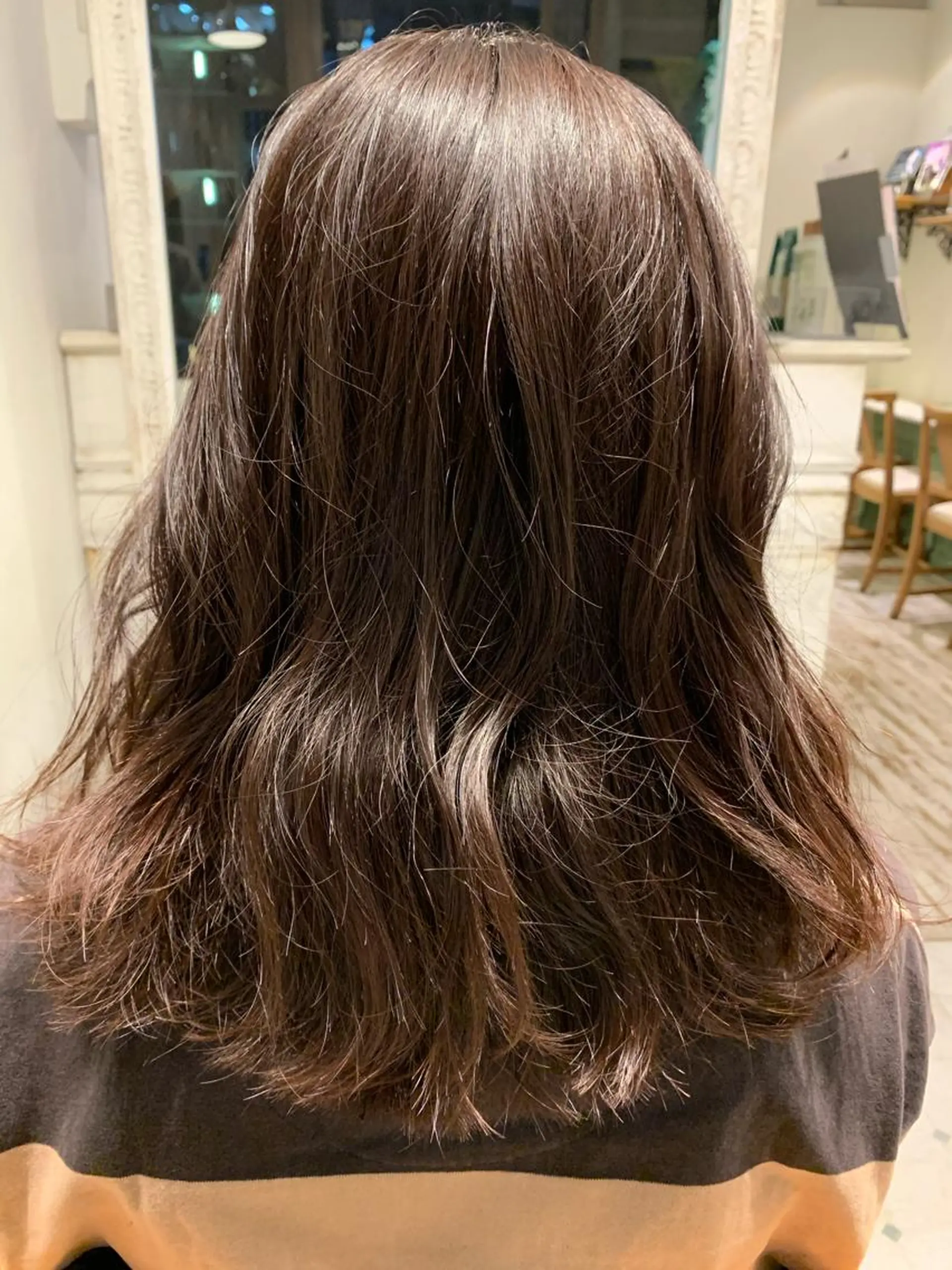 セミロング カラー 小沼采唯👧🏼 海好きオヌちゃんのヘアスタイル