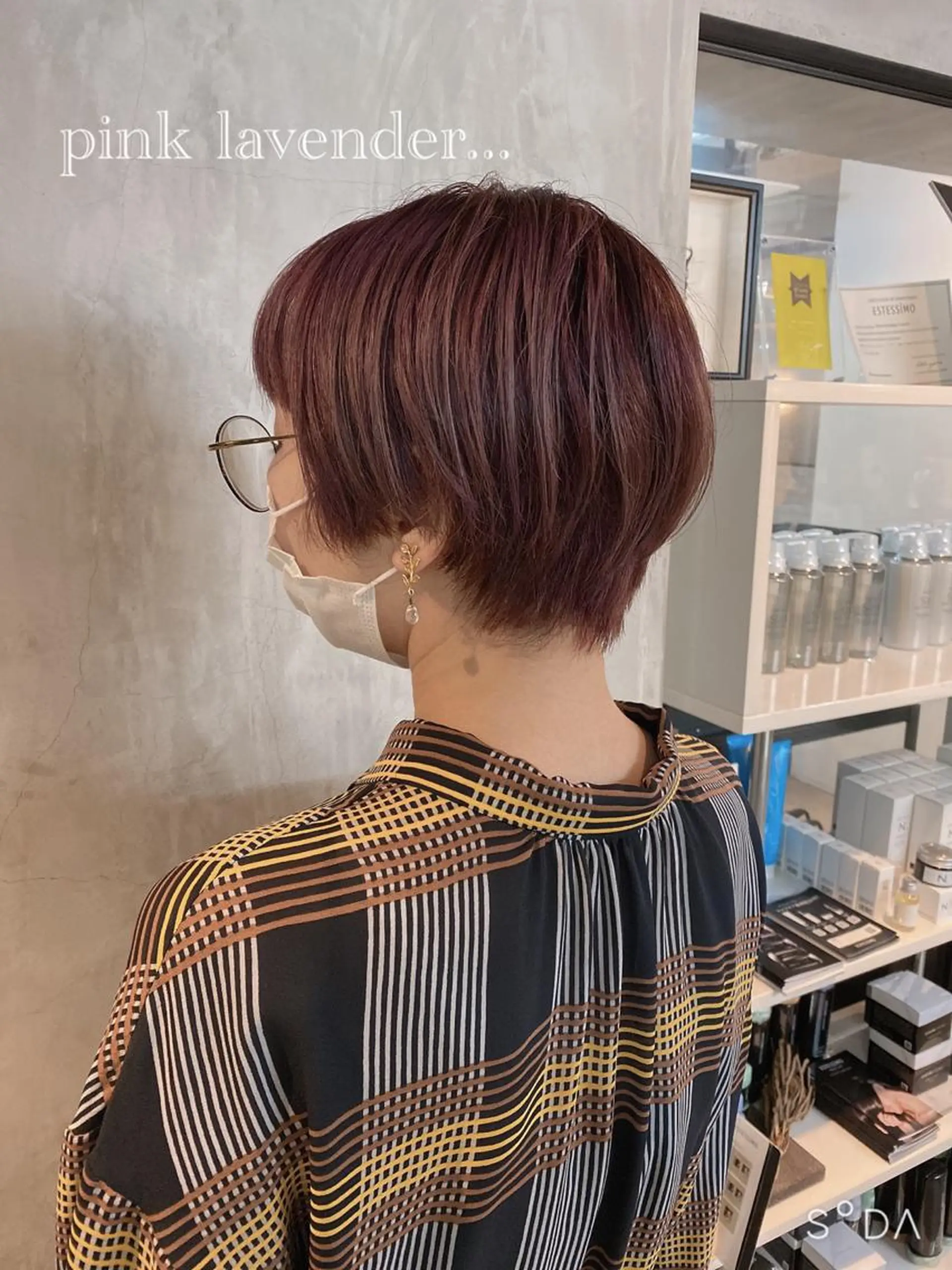 ショート カラー ヘアアレンジ stylist/蛯谷 珠里のヘアスタイル