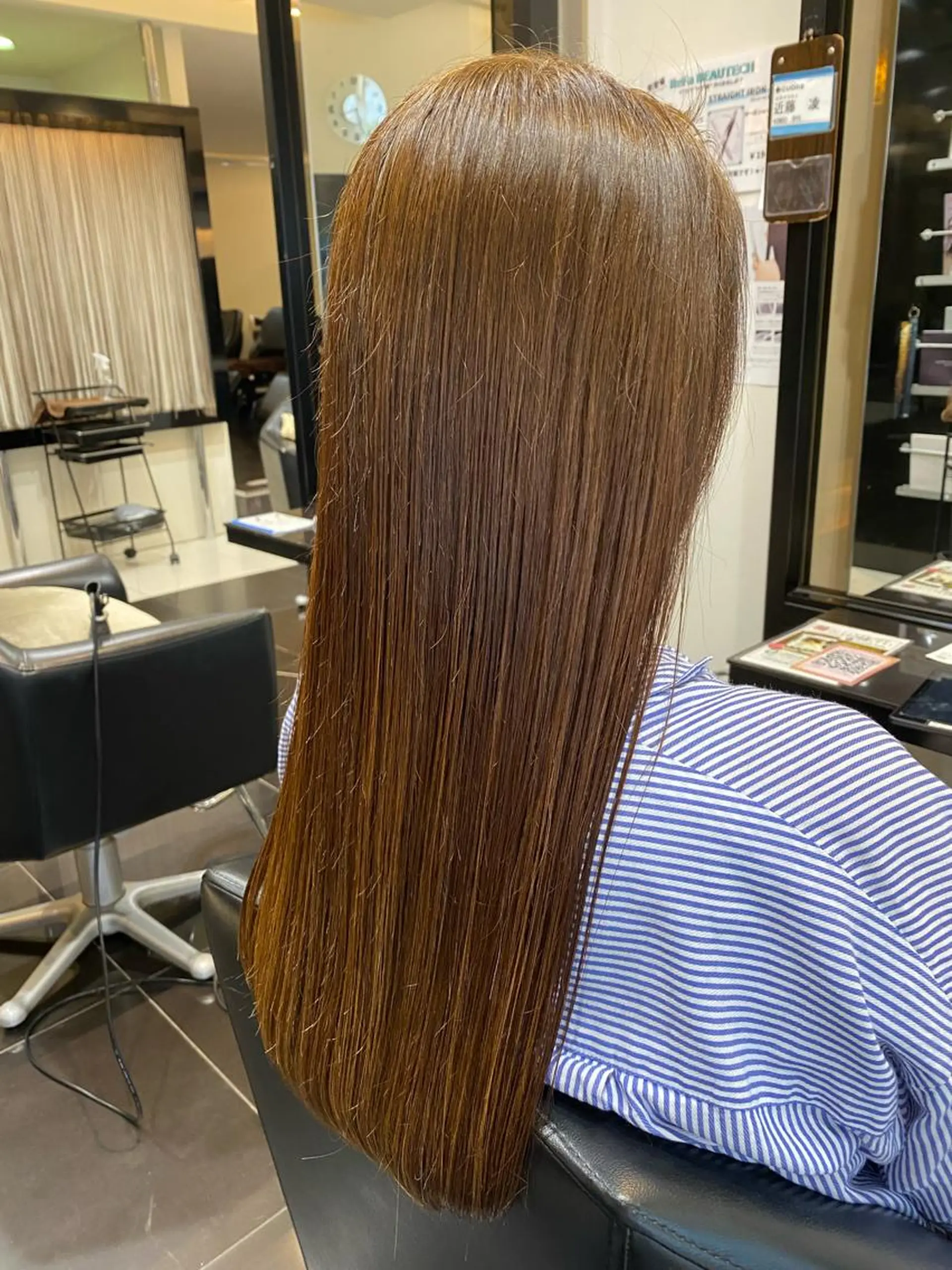 ロング トリートメント 酸熱トリートメント ヘアカラー トリートメント adept北千住店所属・✨髪質改善＆ボブ✨ 近藤 凌のヘアスタイル