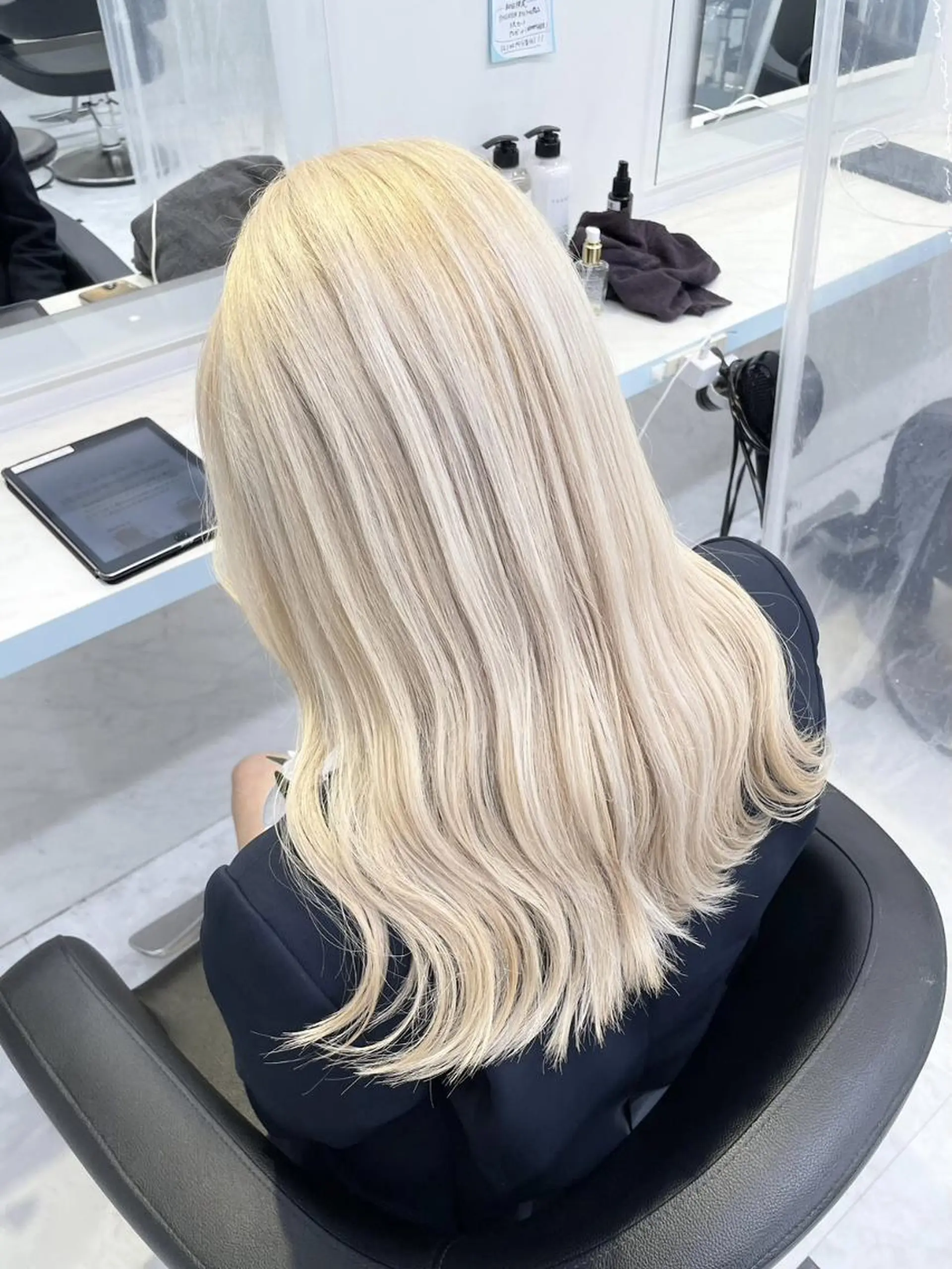 セミロング カラー カット ヘアカラー ♥️韓国ヘア レイヤー♥️ゆりのヘアスタイル