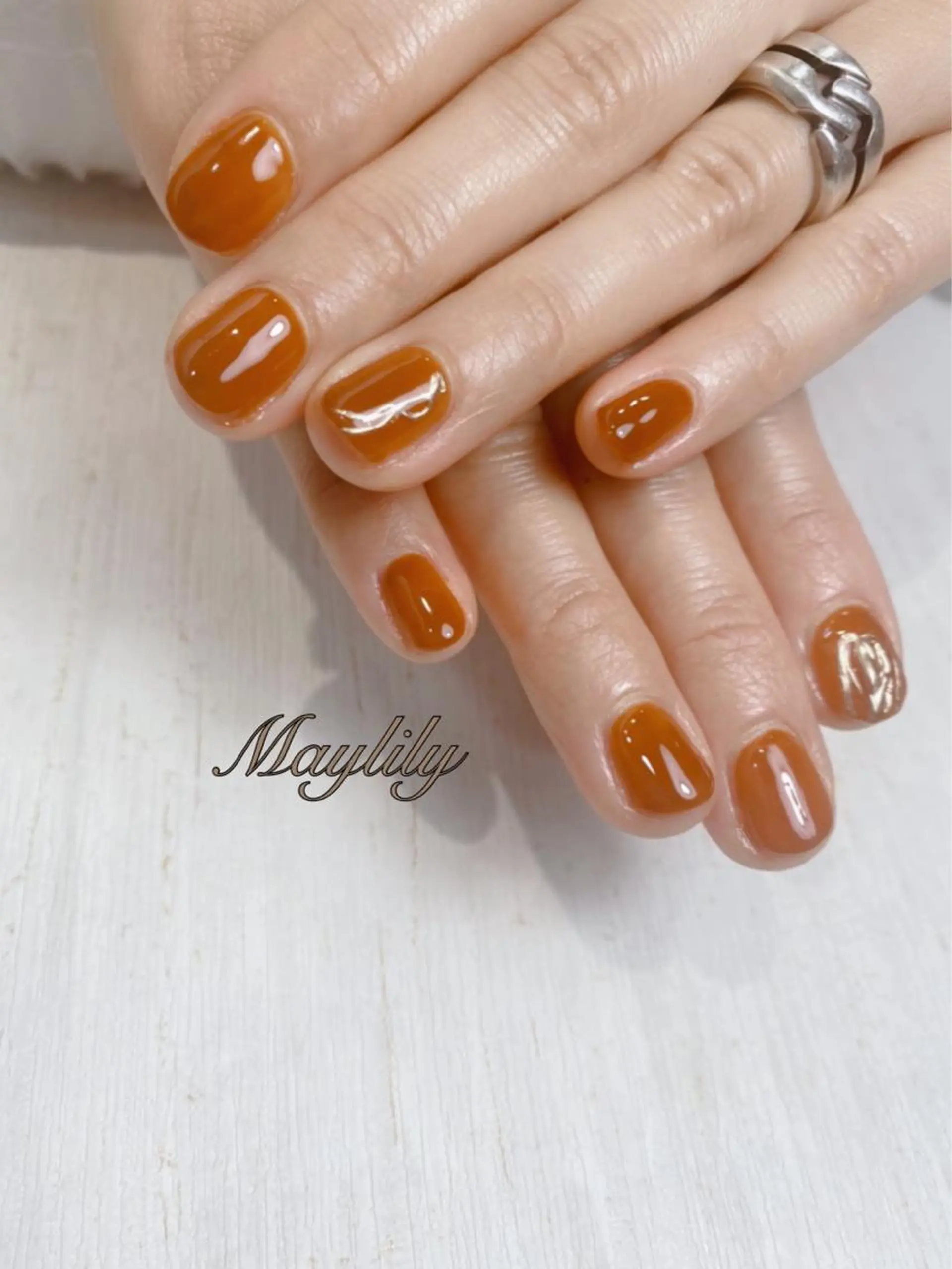 ネイル 持ち込み ハンドネイル Nail care salon Maylily所属・Nail salon Maylilyのネイルデザイン
