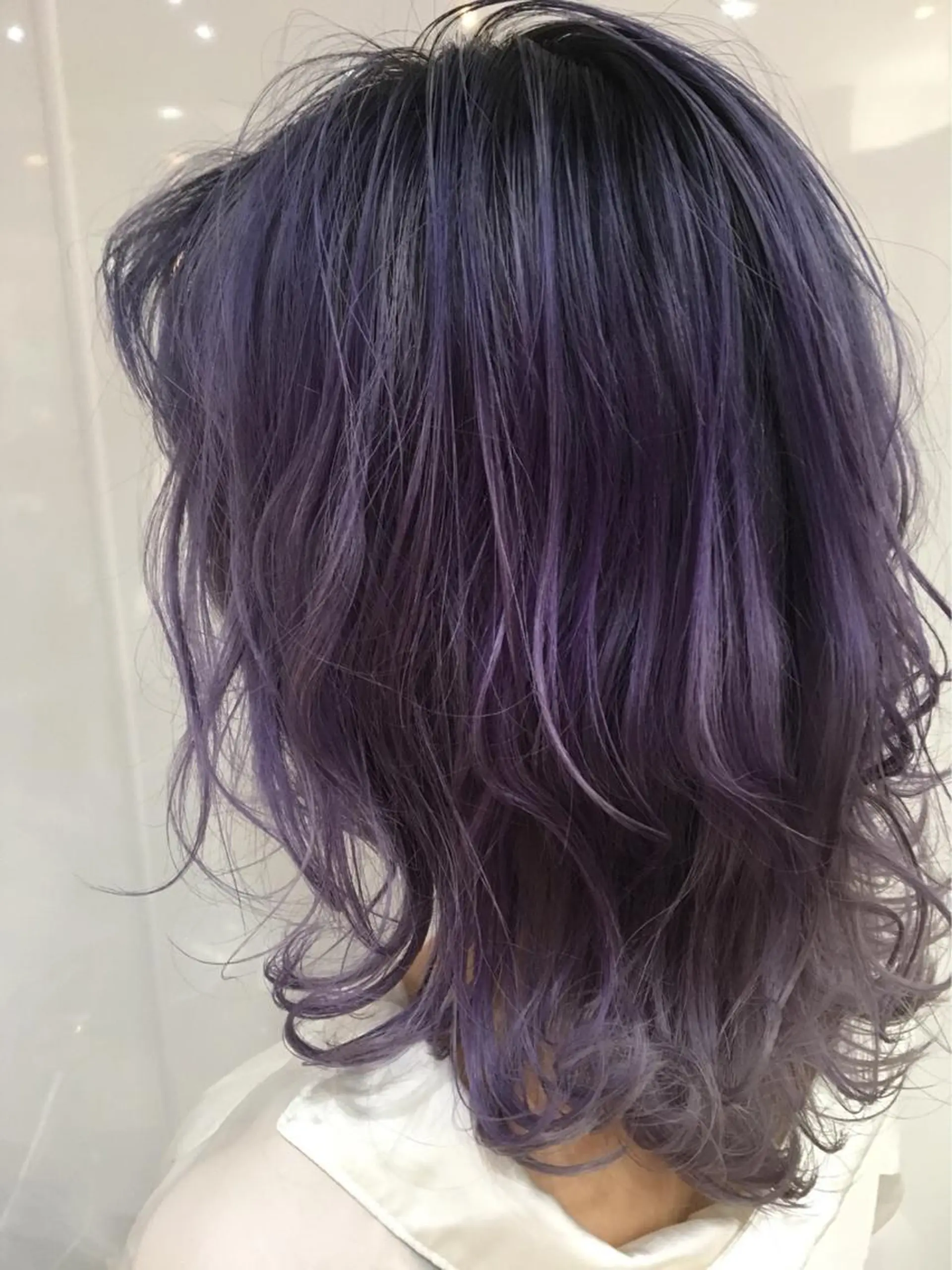 セミロング カラー AMI ウルフパーマ/メンズのヘアスタイル