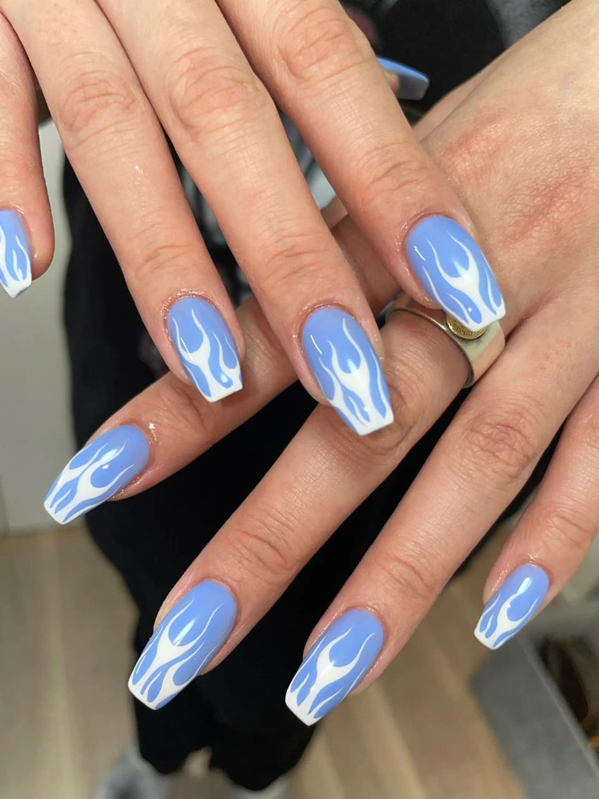 ミディアム ネイル ハンドネイル Statice所属・YUNA FUKUDAのネイルデザイン