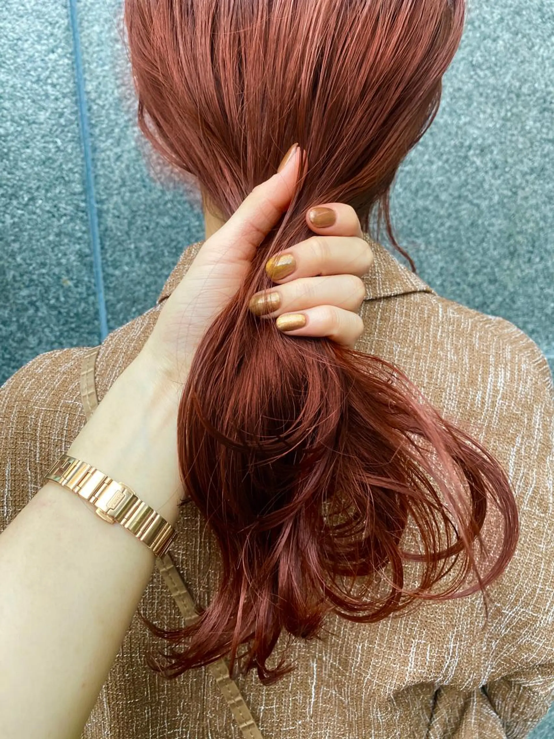 ロング ハイトーンカラー🍑 心斎橋のヘアスタイル