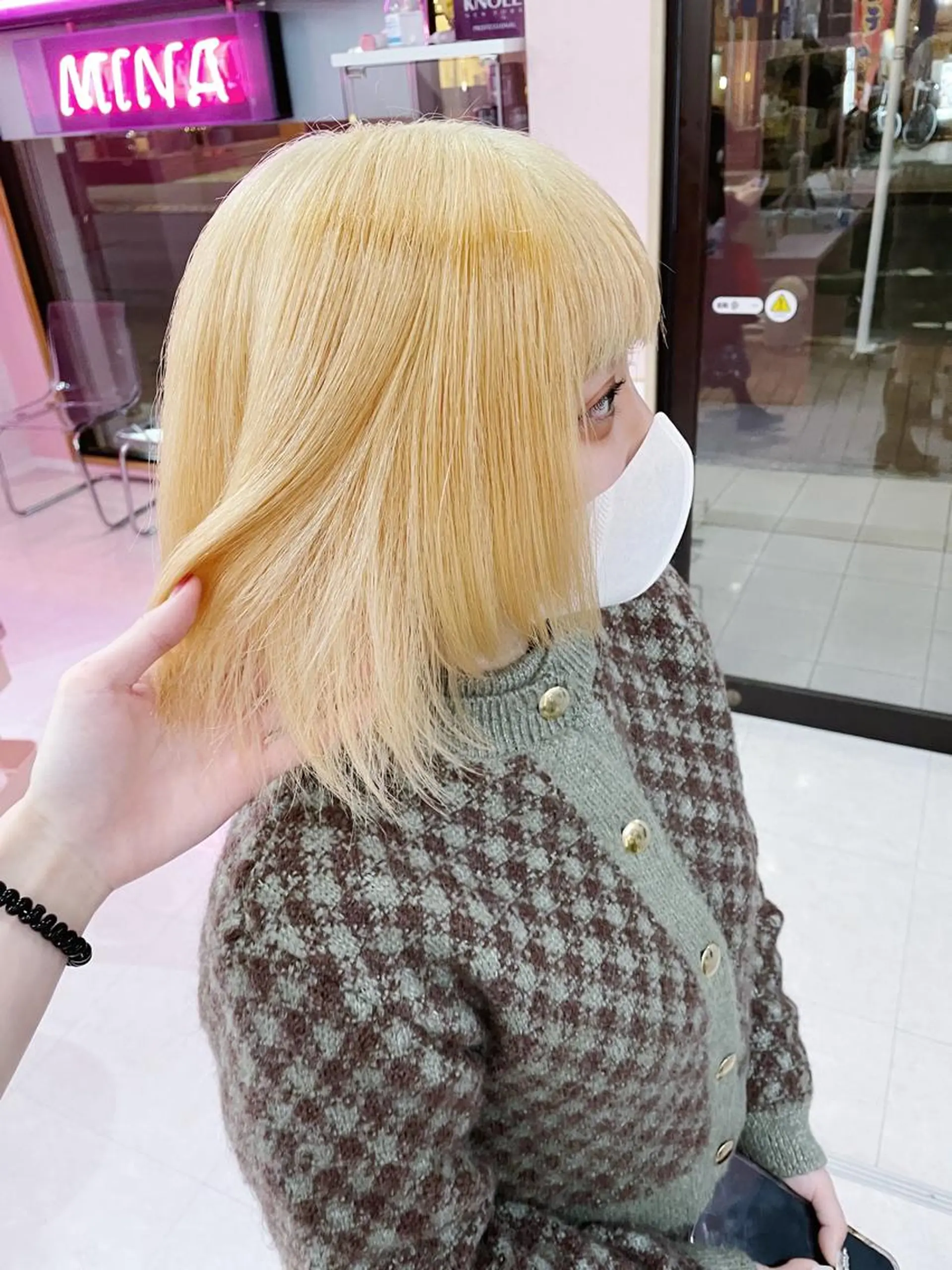 ショート ❄️💛エクステ ブリーチ❄️yukiのヘアスタイル